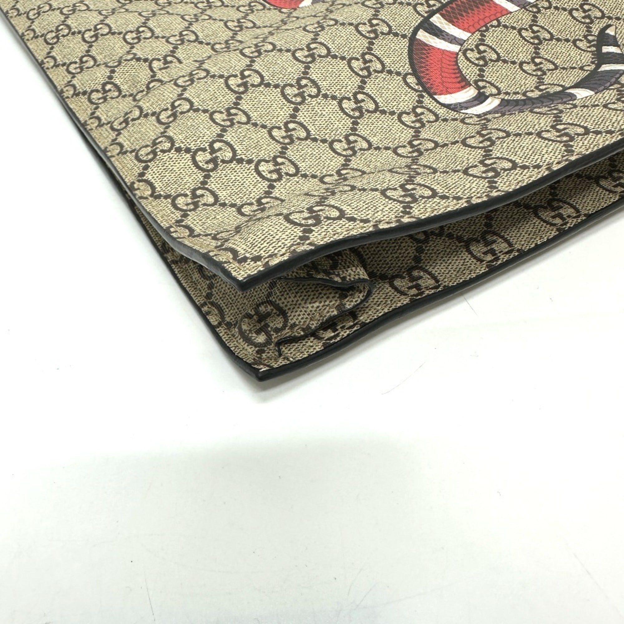 Gucci Beige Gg Supreme Handbag Shoulder Bag (Pre-Owned)