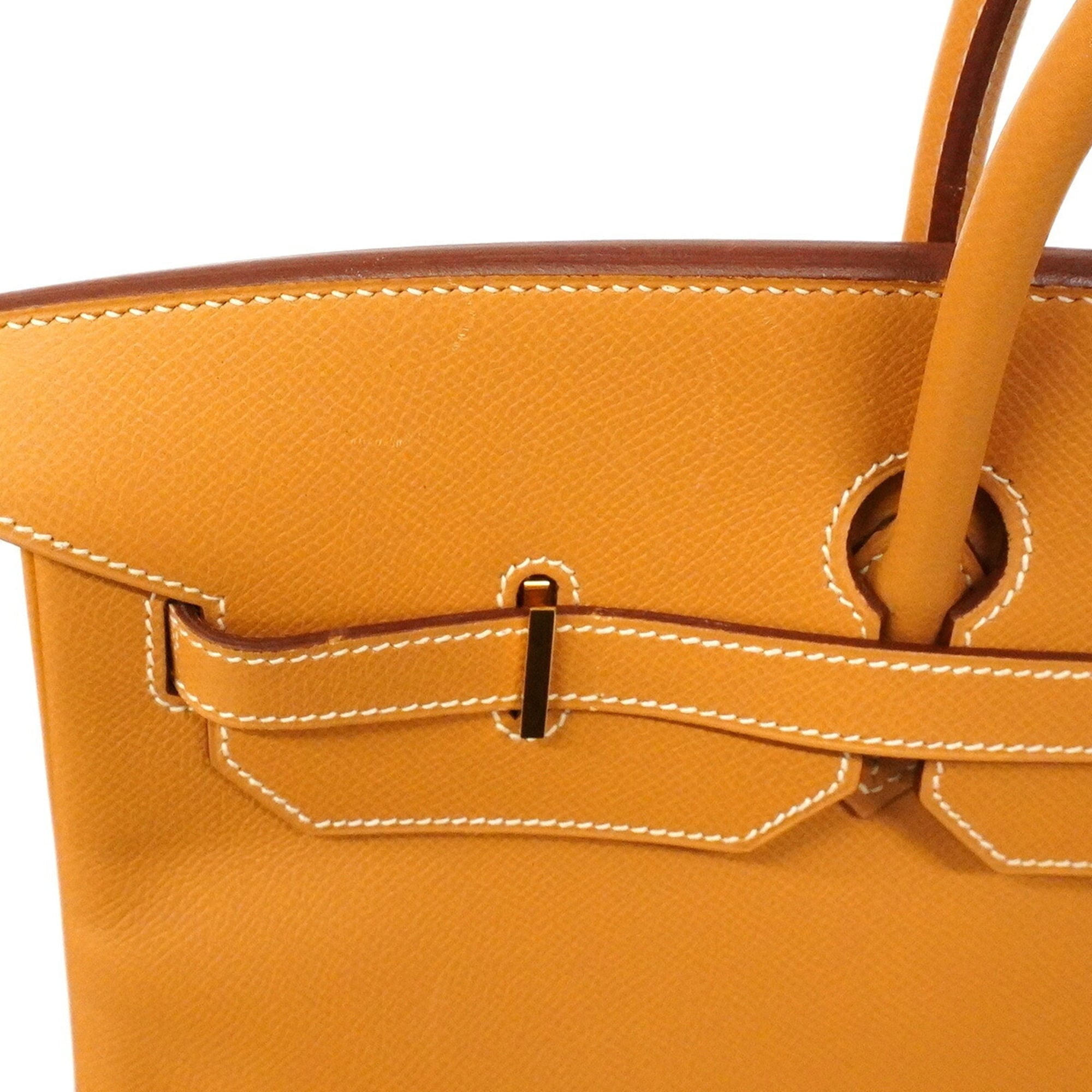 Hermes Natural Courchevel Leather Handbag (Pre-Owned)