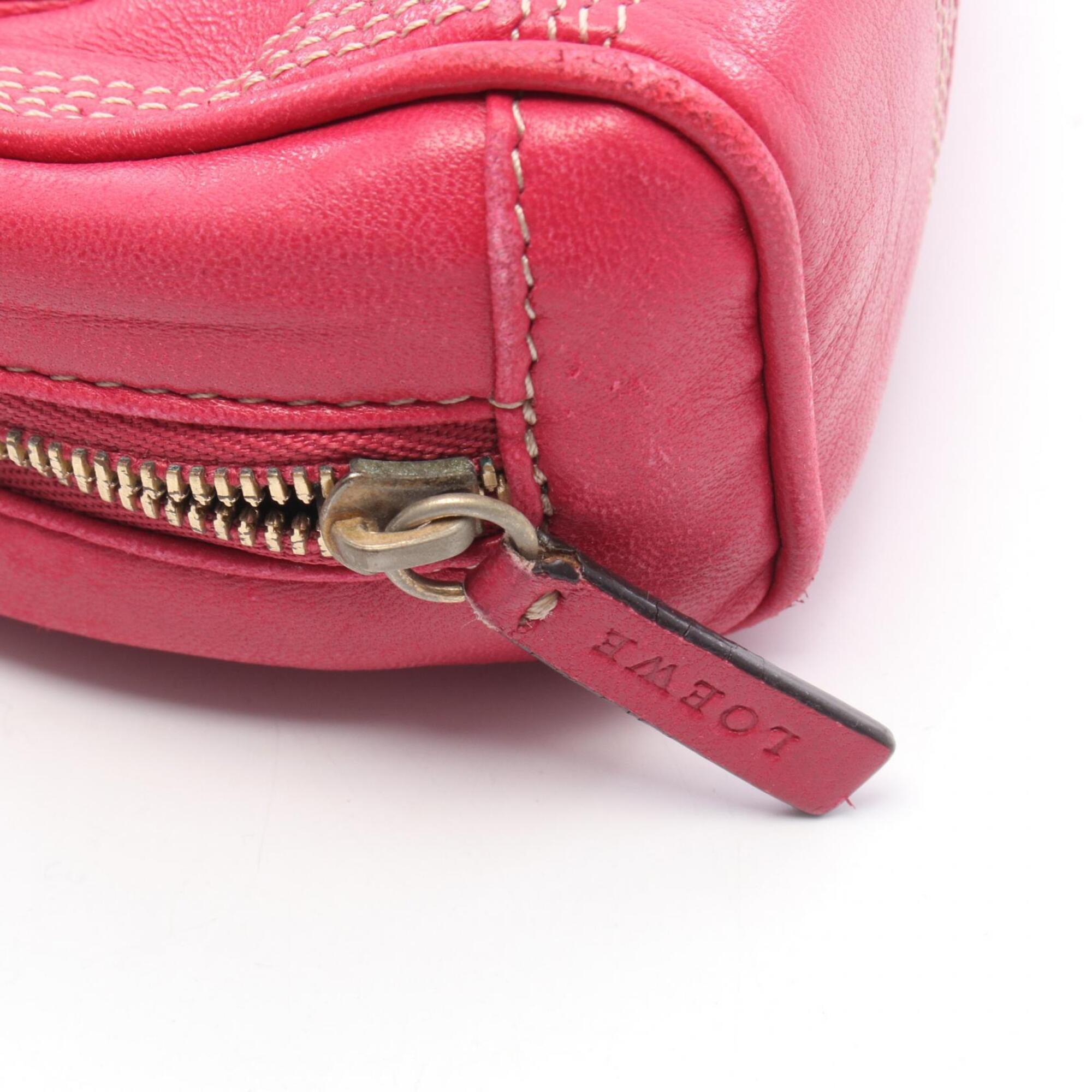 Loewe Pink Leather Handbag (Pre-Owned)