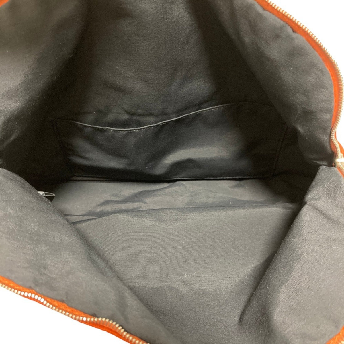 Hermes Bolide Orange Canvas Pouch (Pre-Owned)