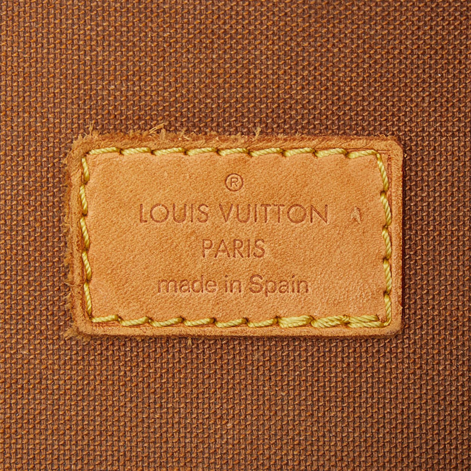 Louis Vuitton Brown Pvc Leather Sling Bag (Pre-Owned)
