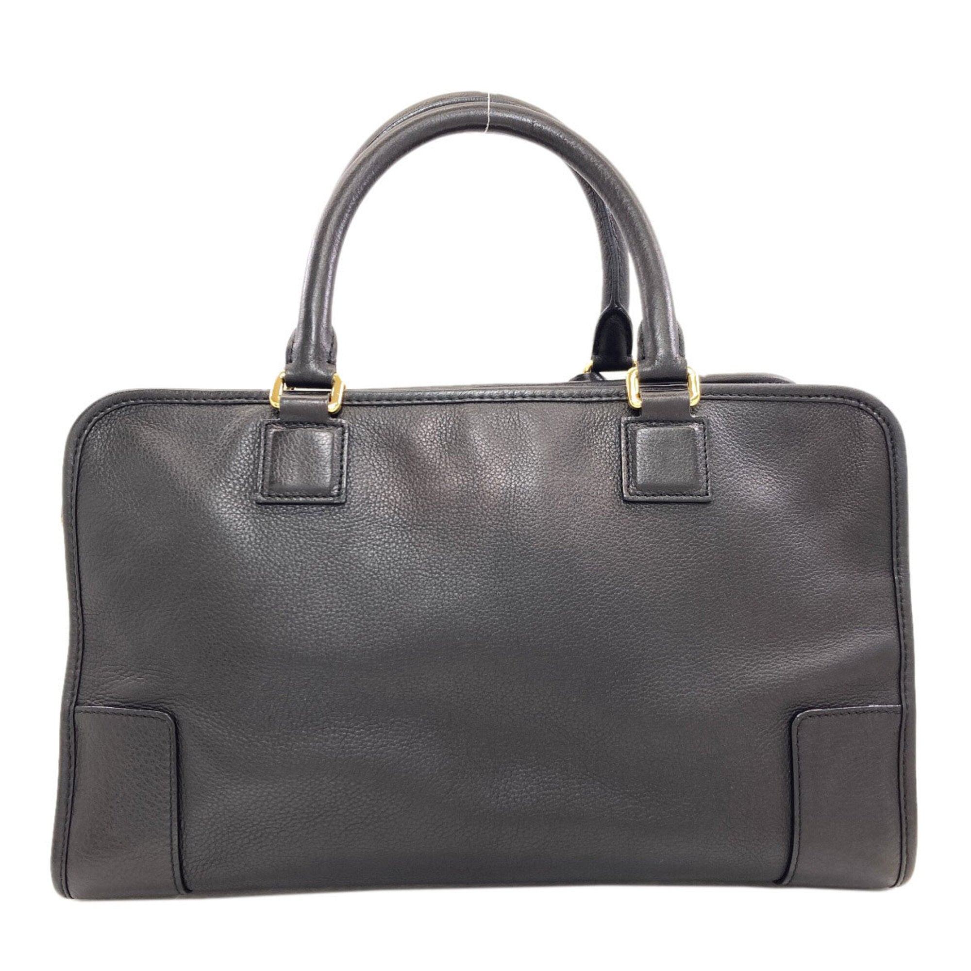 Loewe Amazona Black Leather Handbag (Pre-Owned)