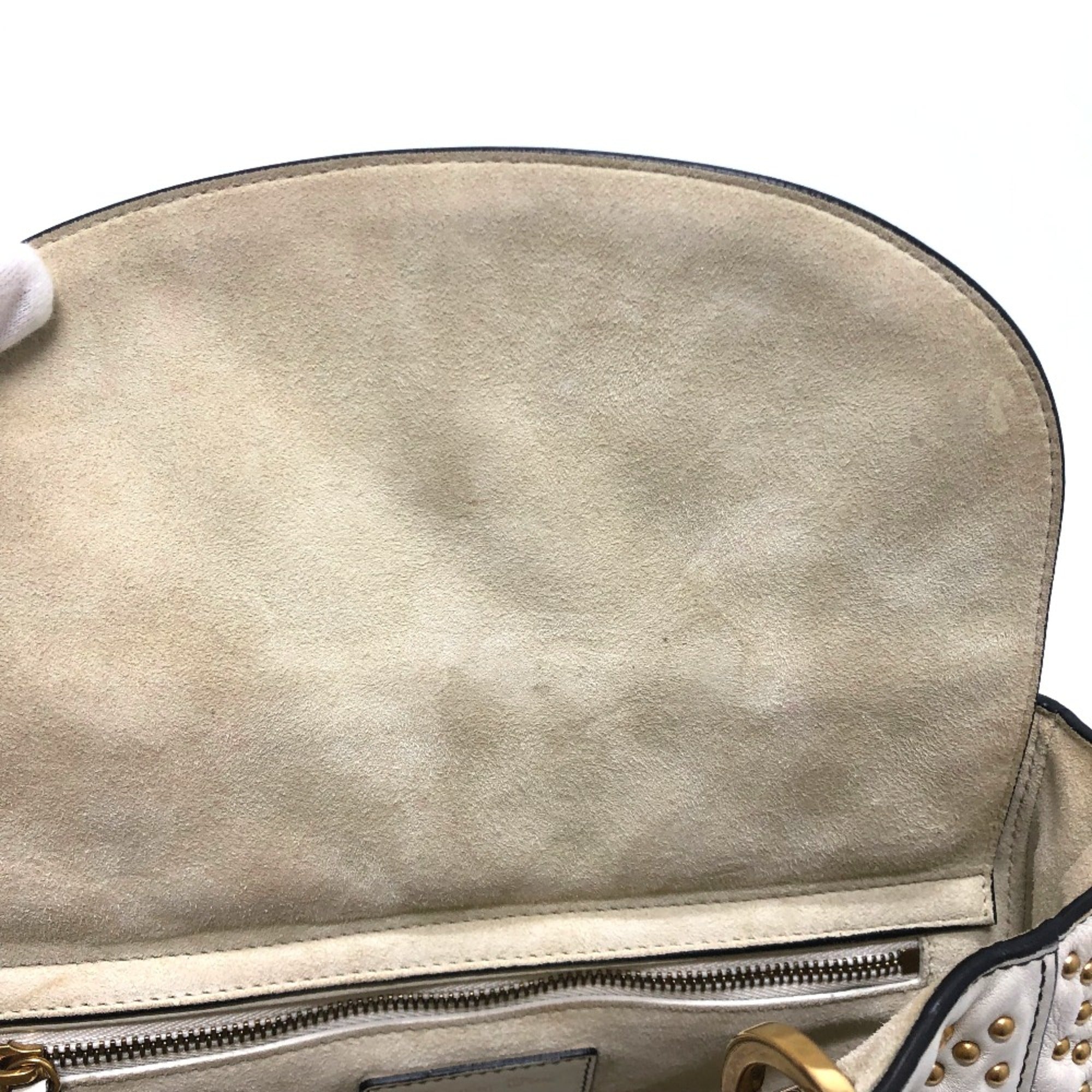 Christian Dior White Leather Handbag (Pre-Owned)