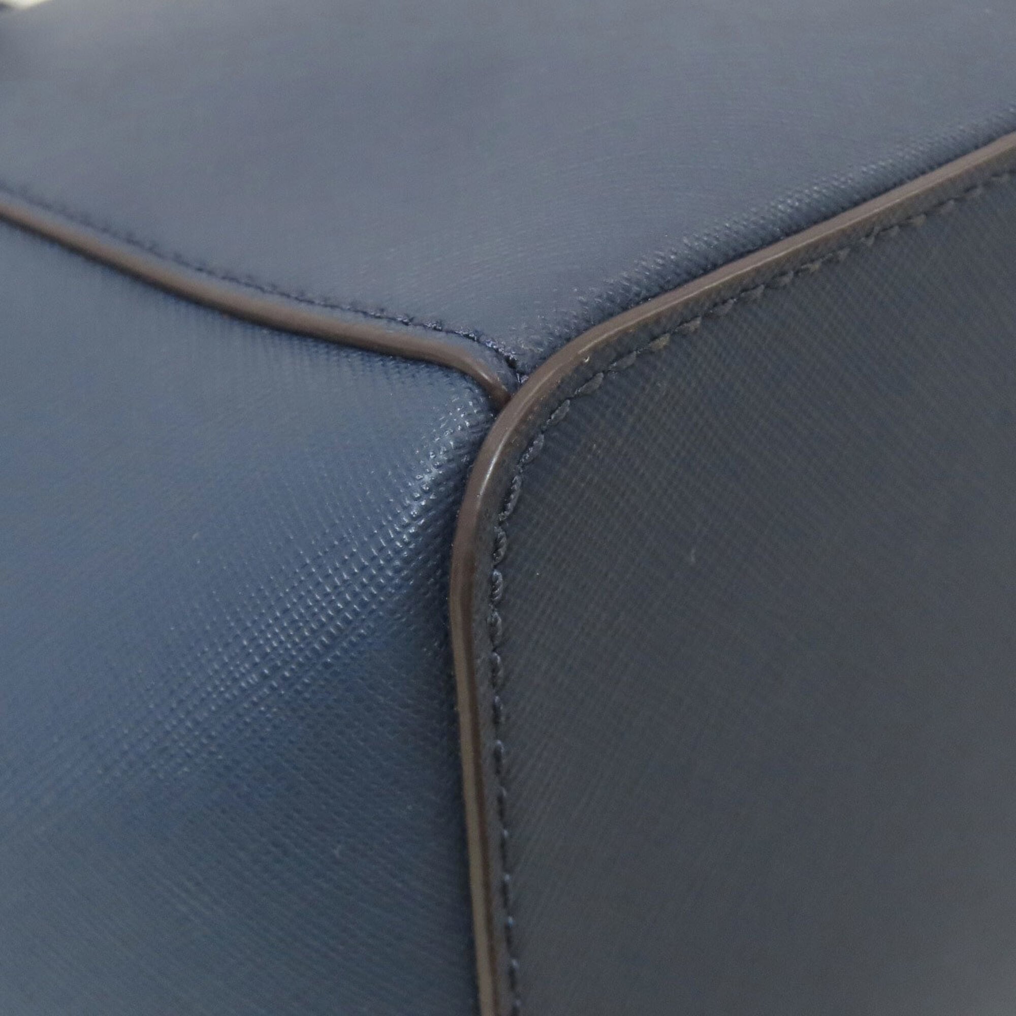 Michael Kors Navy Pvc Tote Bag (Pre-Owned)