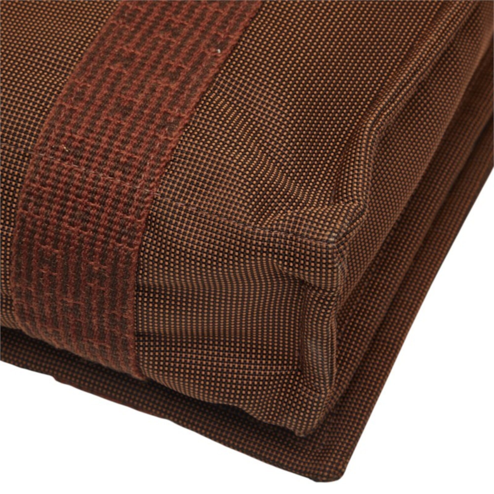 Hermes Brown Canvas Shoulder Bag (Pre-Owned)