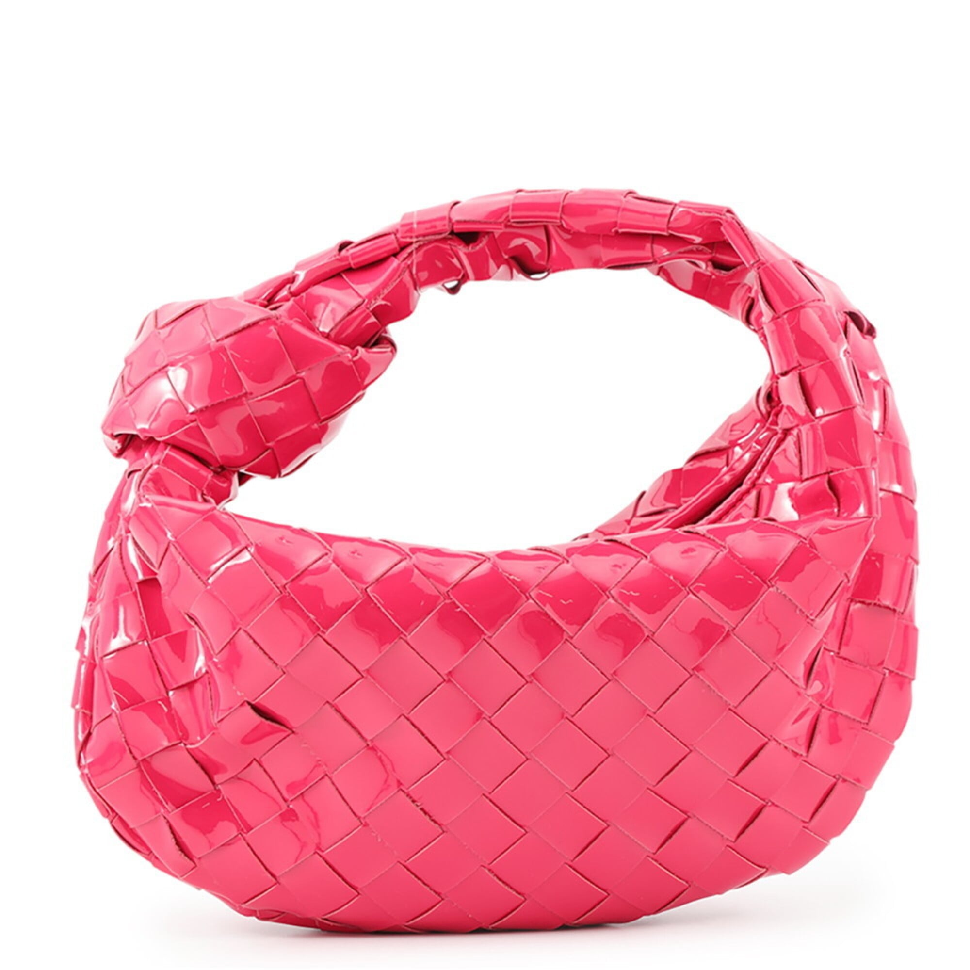 Bottega Veneta Pink Patent Leather Handbag (Pre-Owned)