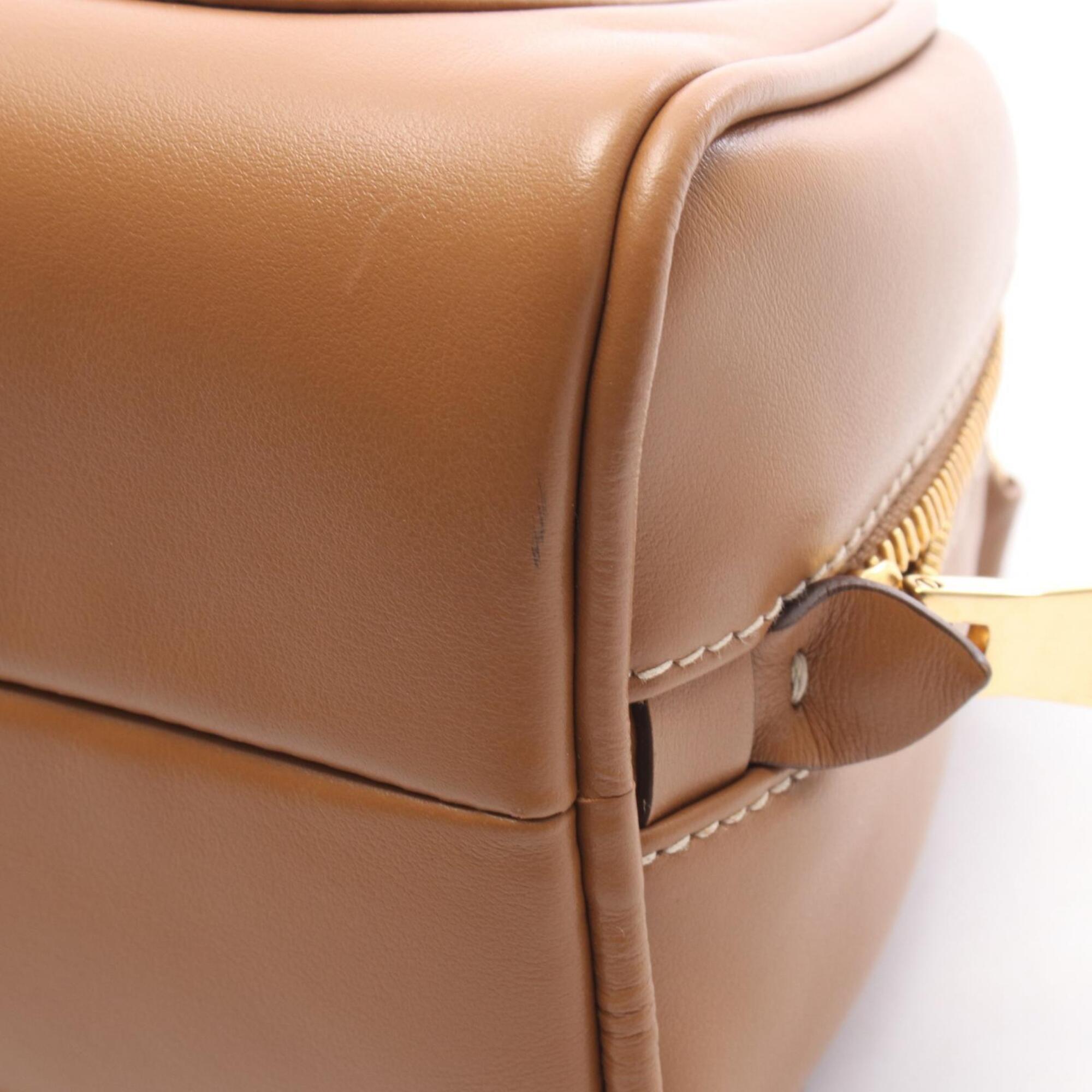 Miu Miu Brown Leather Handbag (Pre-Owned)