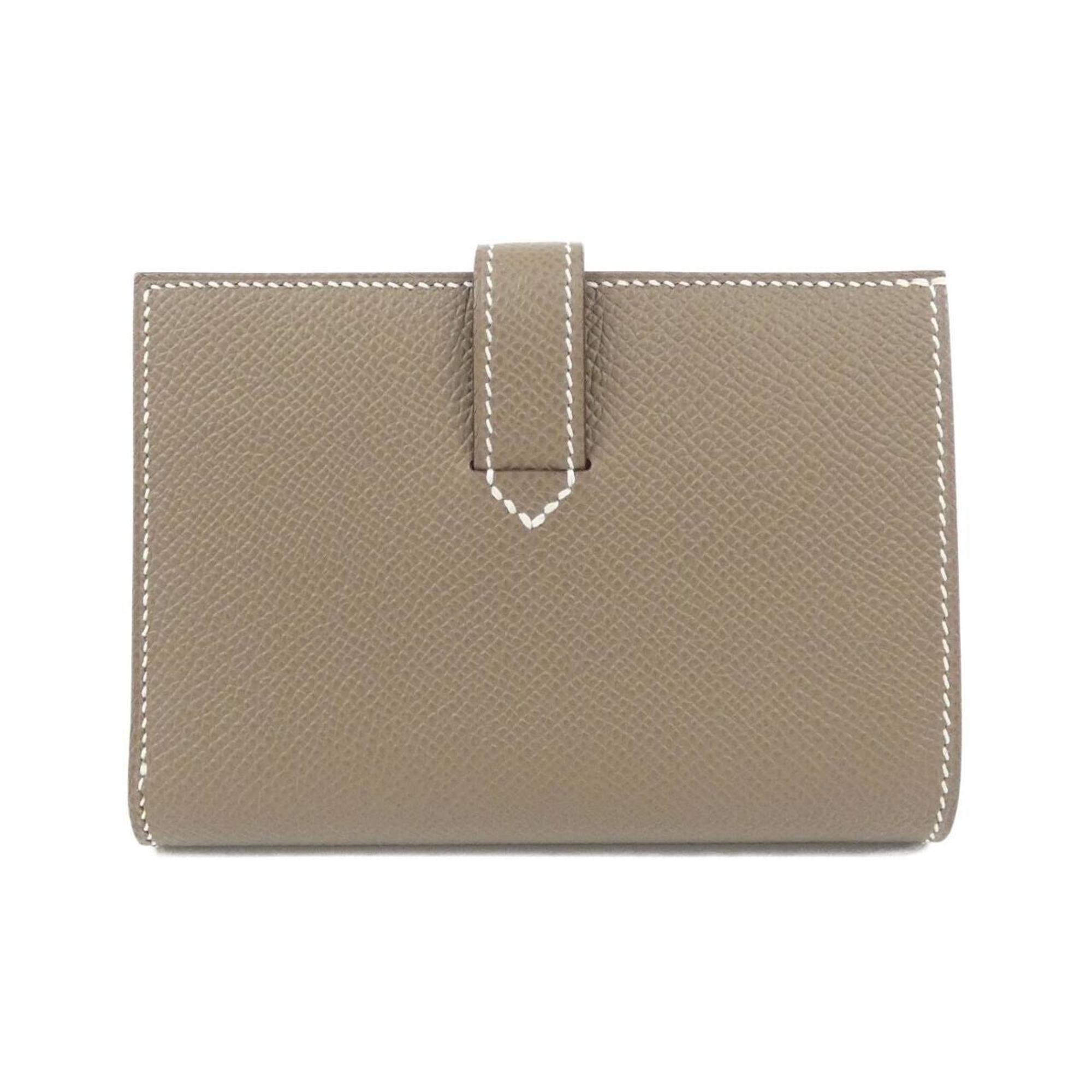 Hermes Etoupe Gray Epsom Leather Wallet (Bi-Fold) (Pre-Owned)