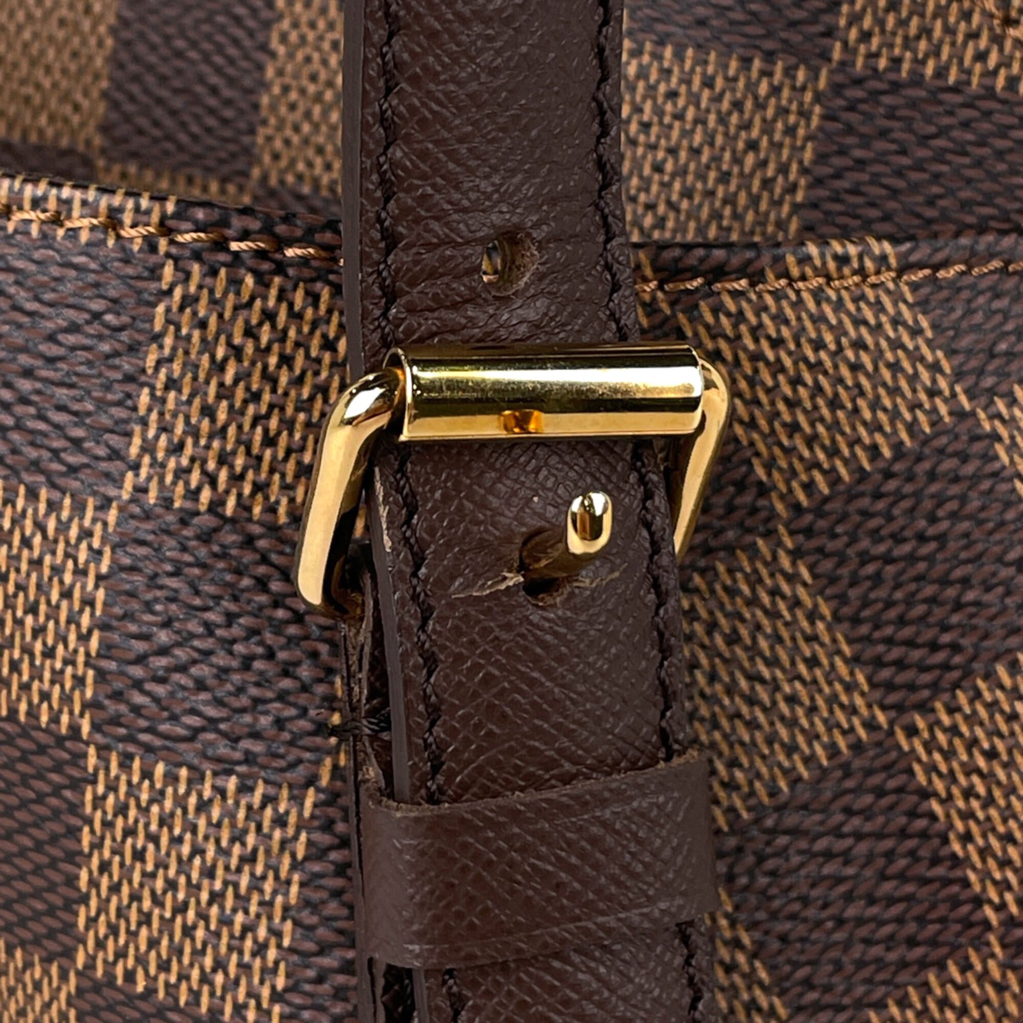 Louis Vuitton Brown Damier Canvas Damier Canvas Handbag (Pre-Owned)
