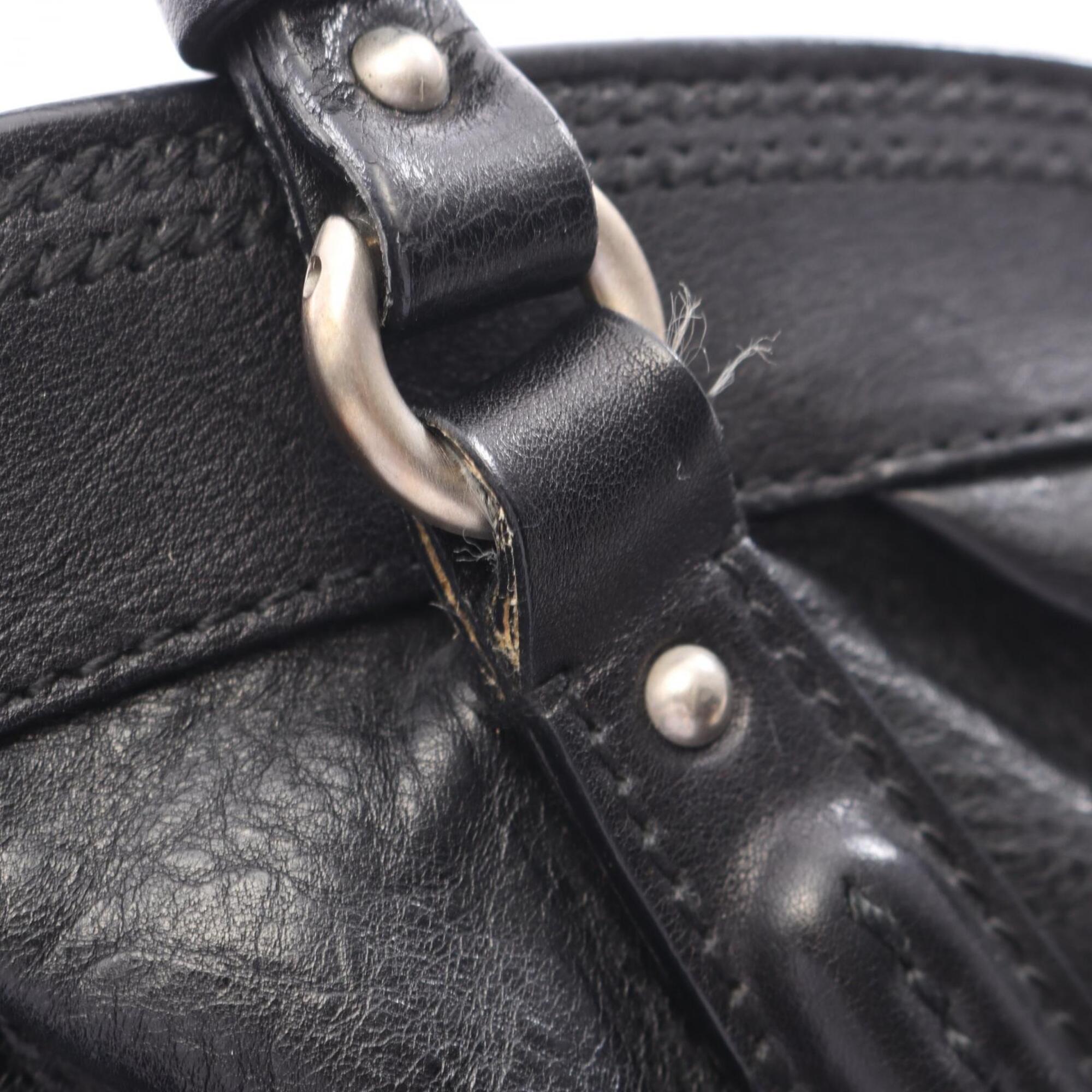 Christian Dior Black Leather Handbag (Pre-Owned)