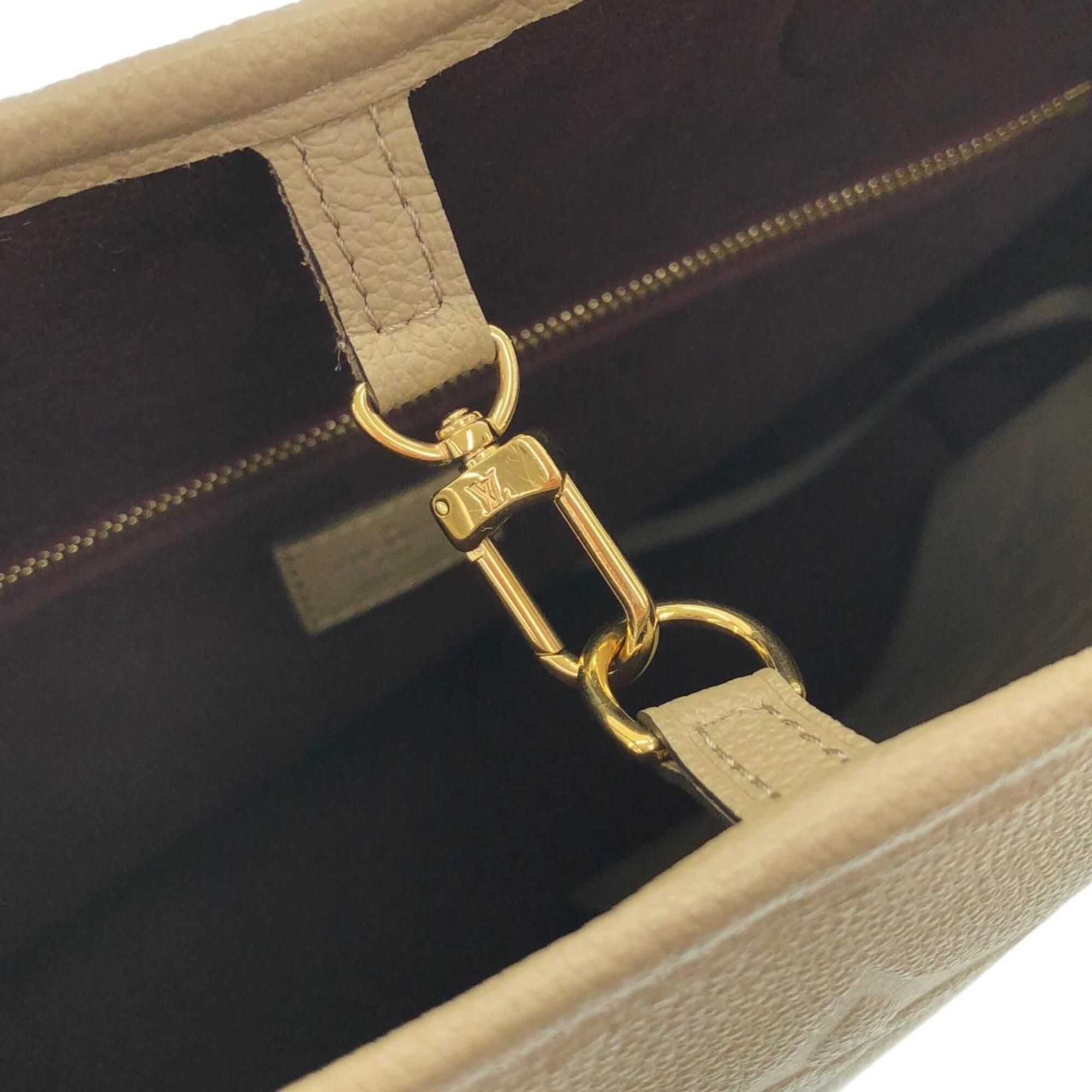 Louis Vuitton Tourterelle Leather Handbag (Pre-Owned)