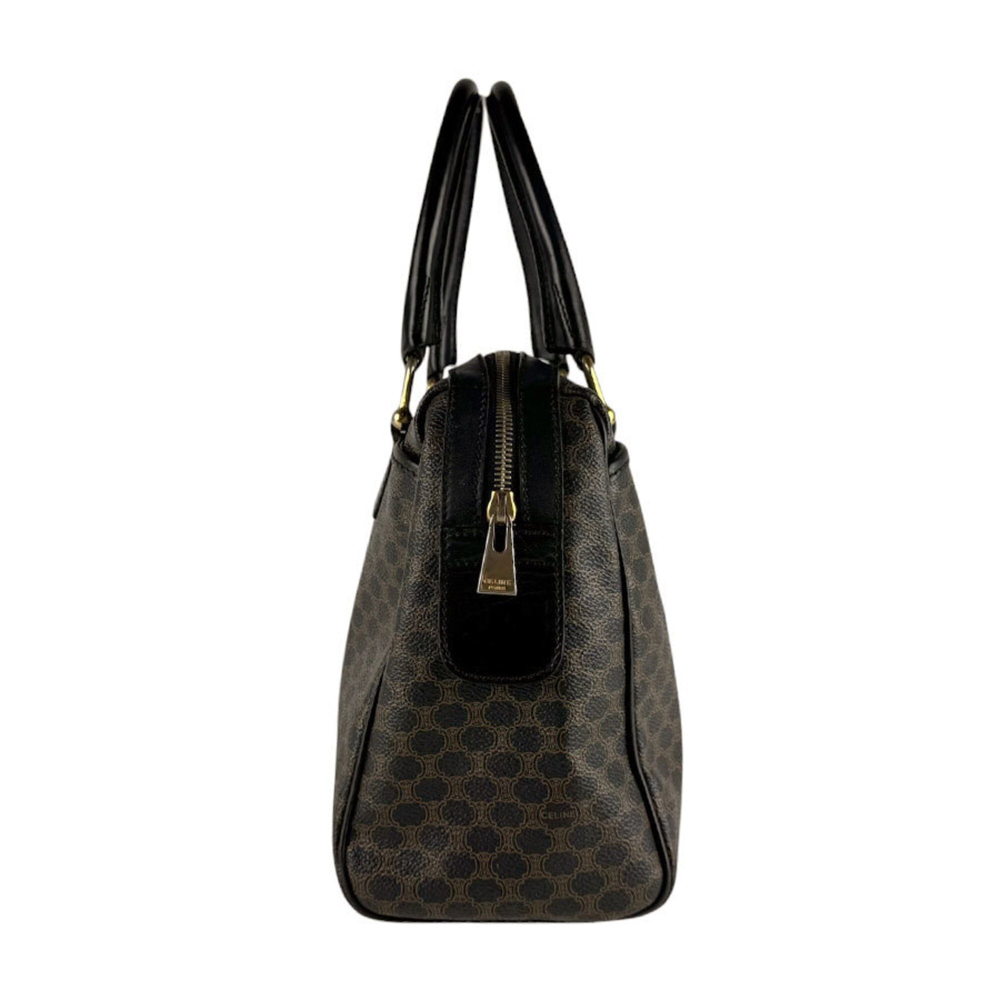Celine Black Coated Canvas Handbag (Pre-Owned)