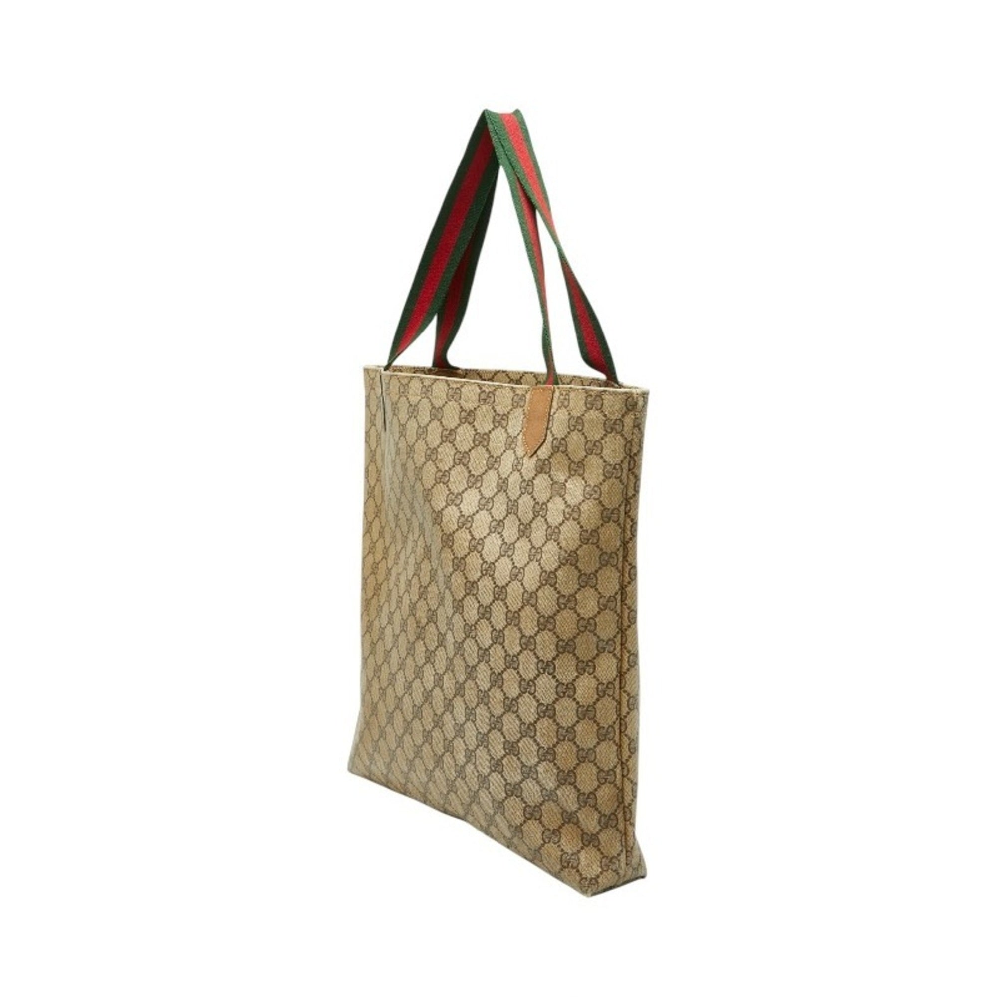 Gucci Brown Pvc Leather Handbag Shoulder Bag Tote Bag (Pre-Owned)