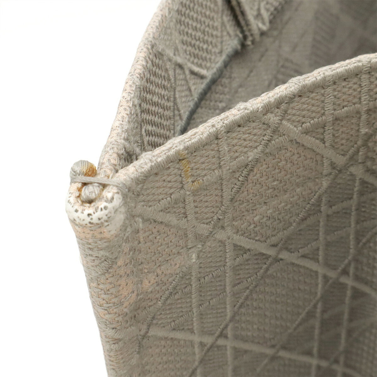 Christian Dior Gray Canvas Tote Bag (Pre-Owned)
