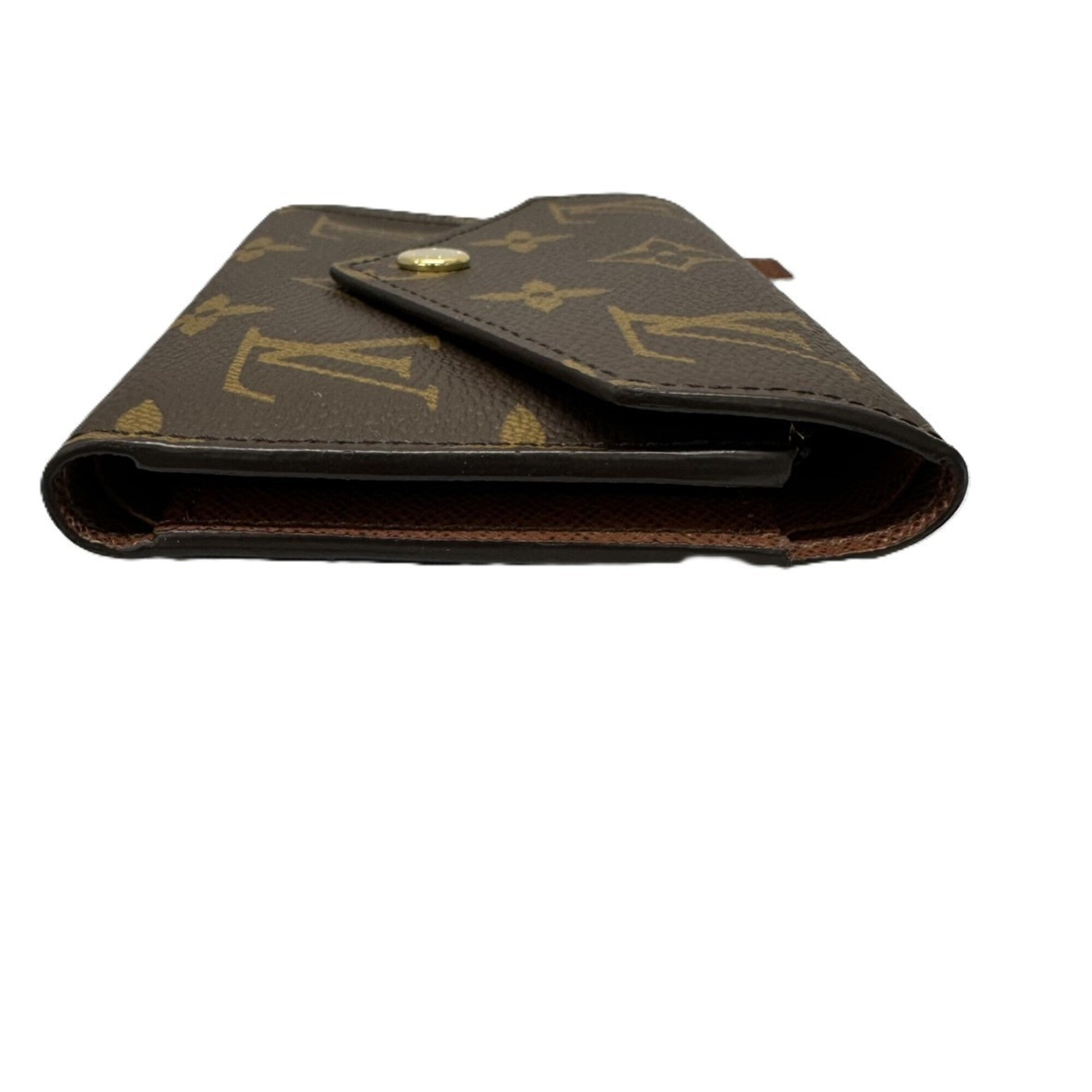 Louis Vuitton Brown Monogram Monogram Wallet (Tri-Fold) (Pre-Owned)