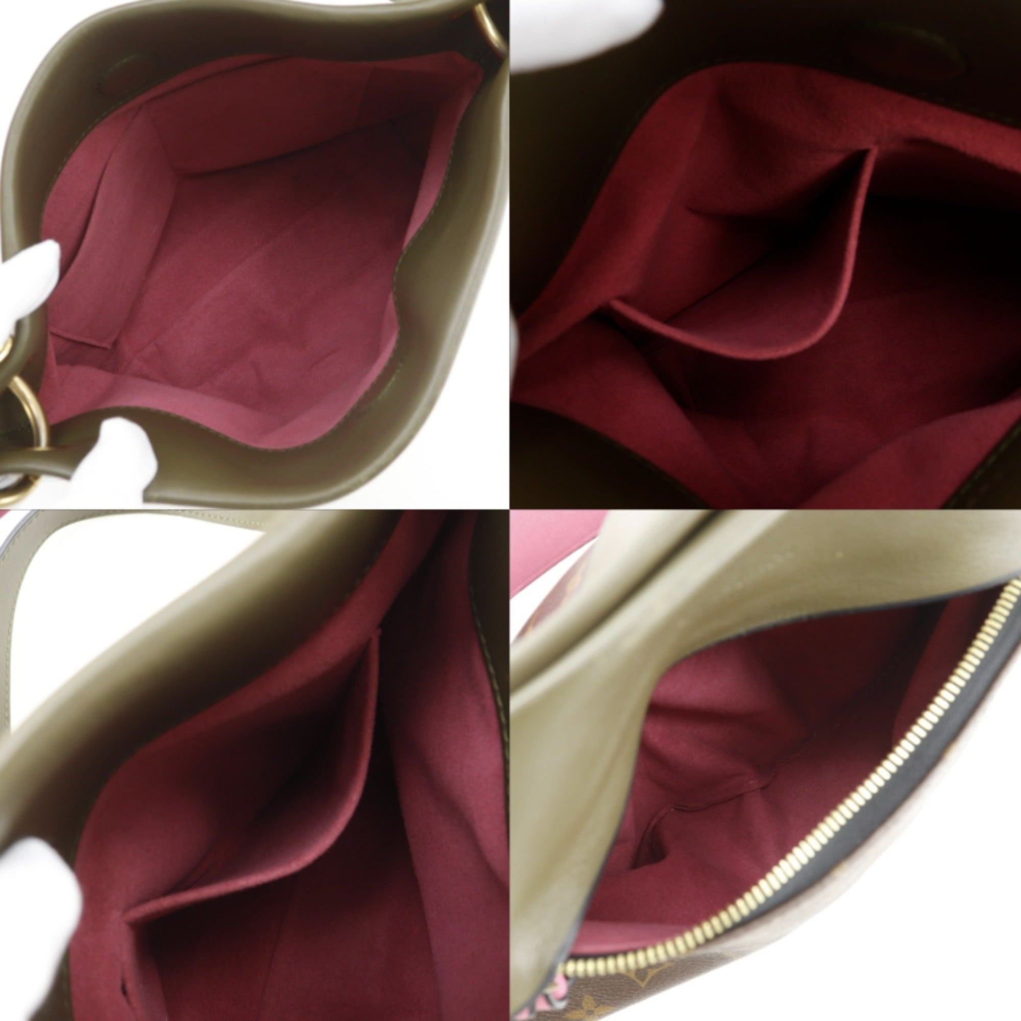 Louis Vuitton Brown Green Pink Monogram Shoulder Bag (Pre-Owned)