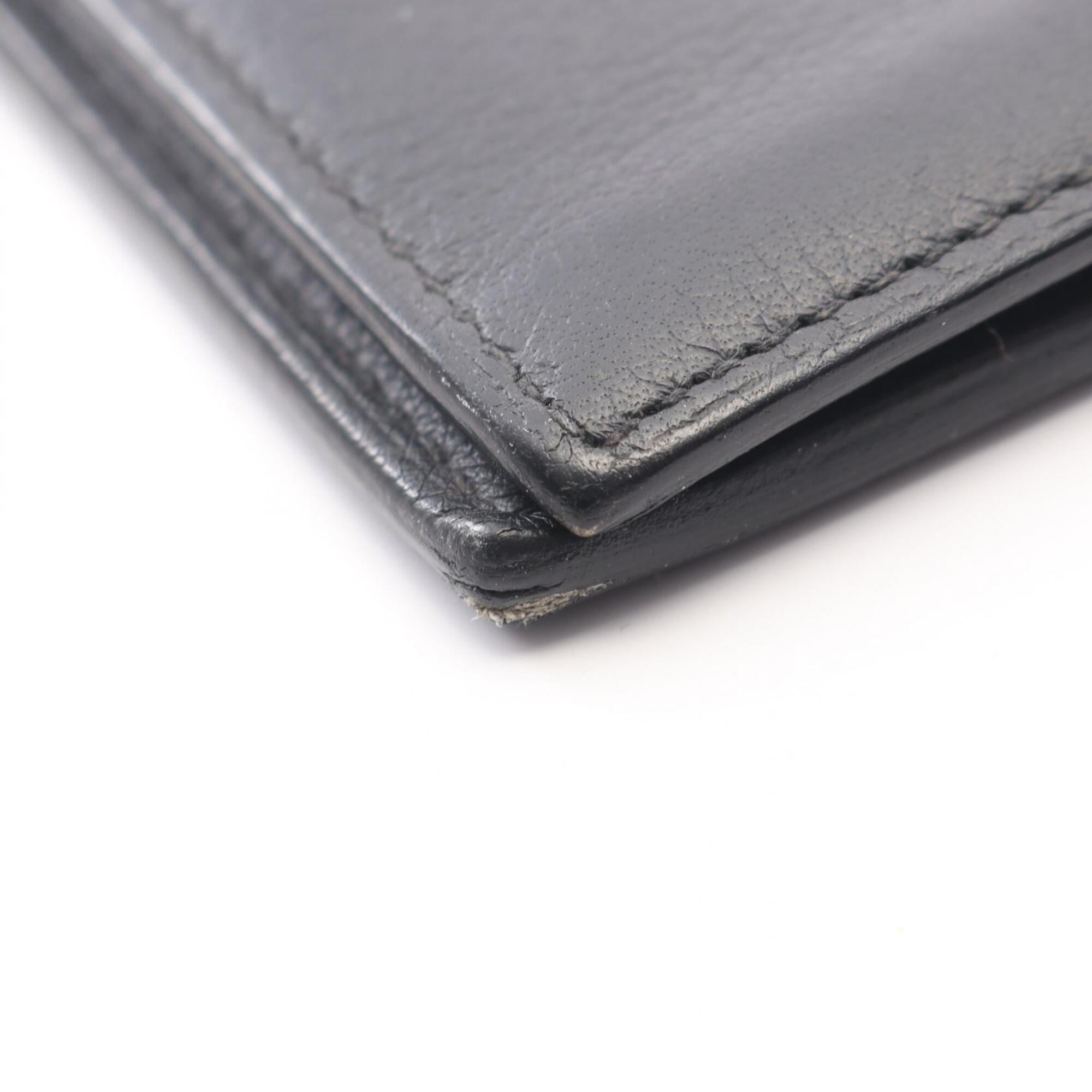 Hermes Navy Long Wallet (Bi-Fold) (Pre-Owned)