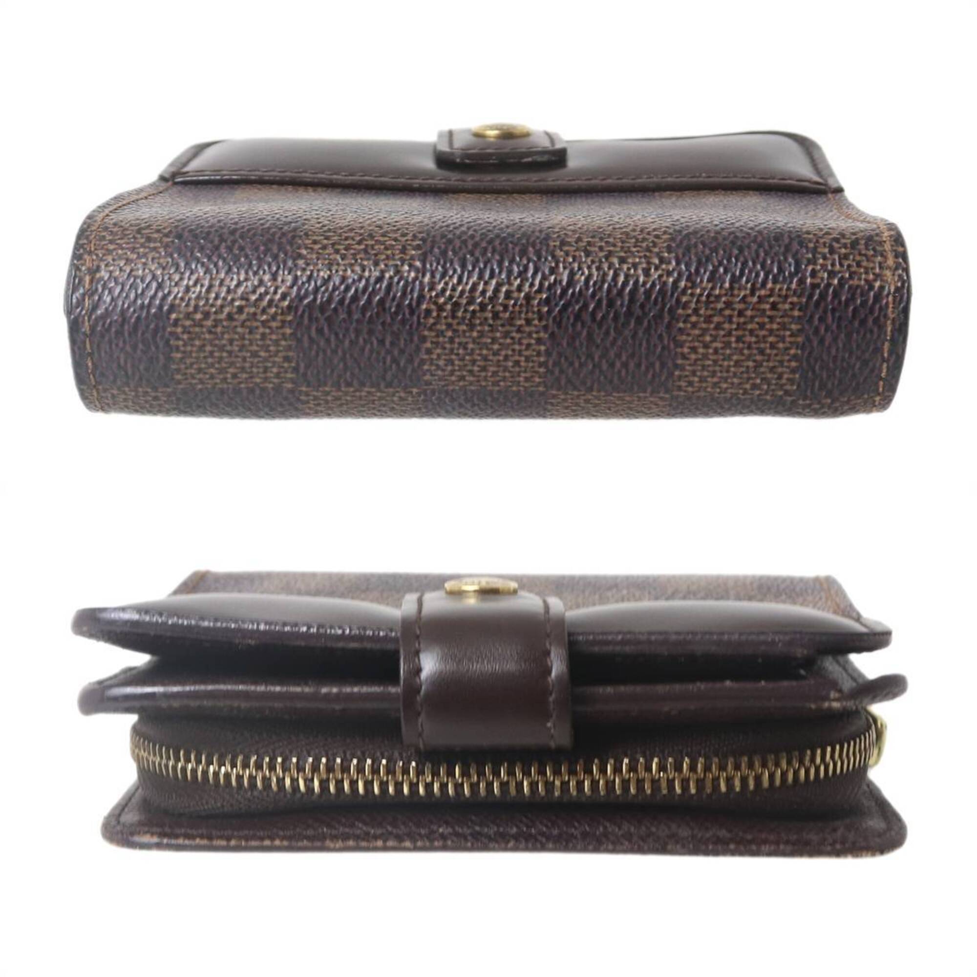Louis Vuitton Damier Damier Canvas Ebene Wallet (Bi-Fold) (Pre-Owned)