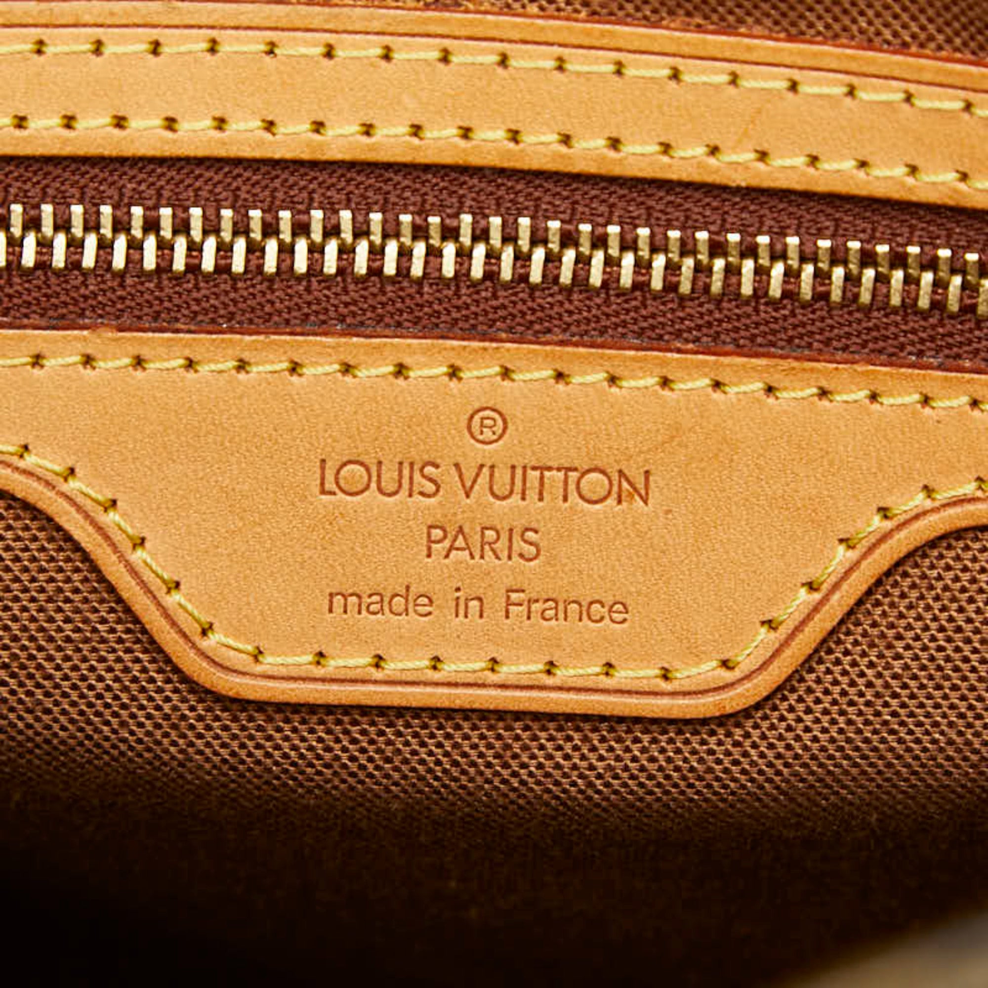 Louis Vuitton Brown Pvc Leather Tote Bag (Pre-Owned)