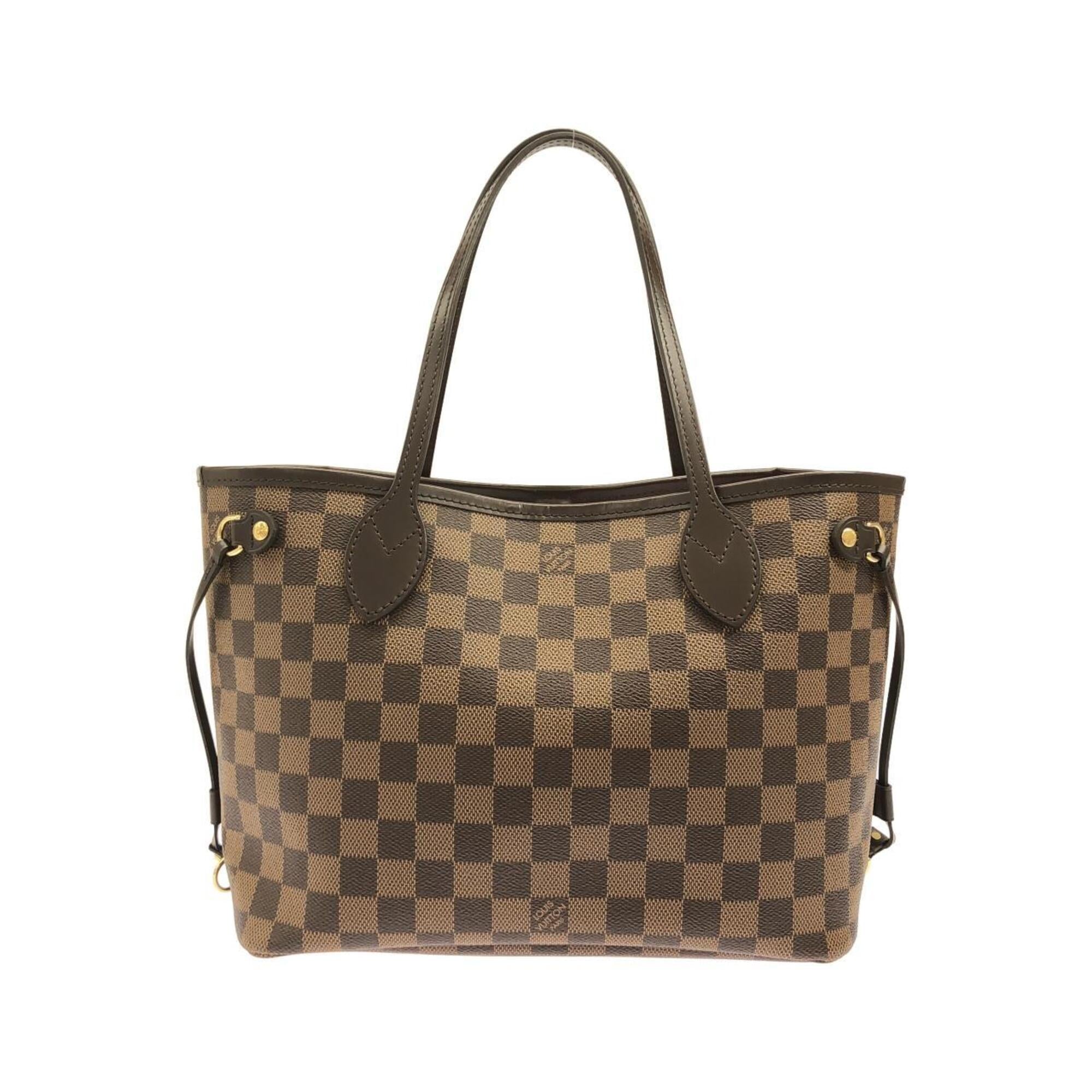 Louis Vuitton Ebene Coated Canvas Handbag Pouch (Pre-Owned)