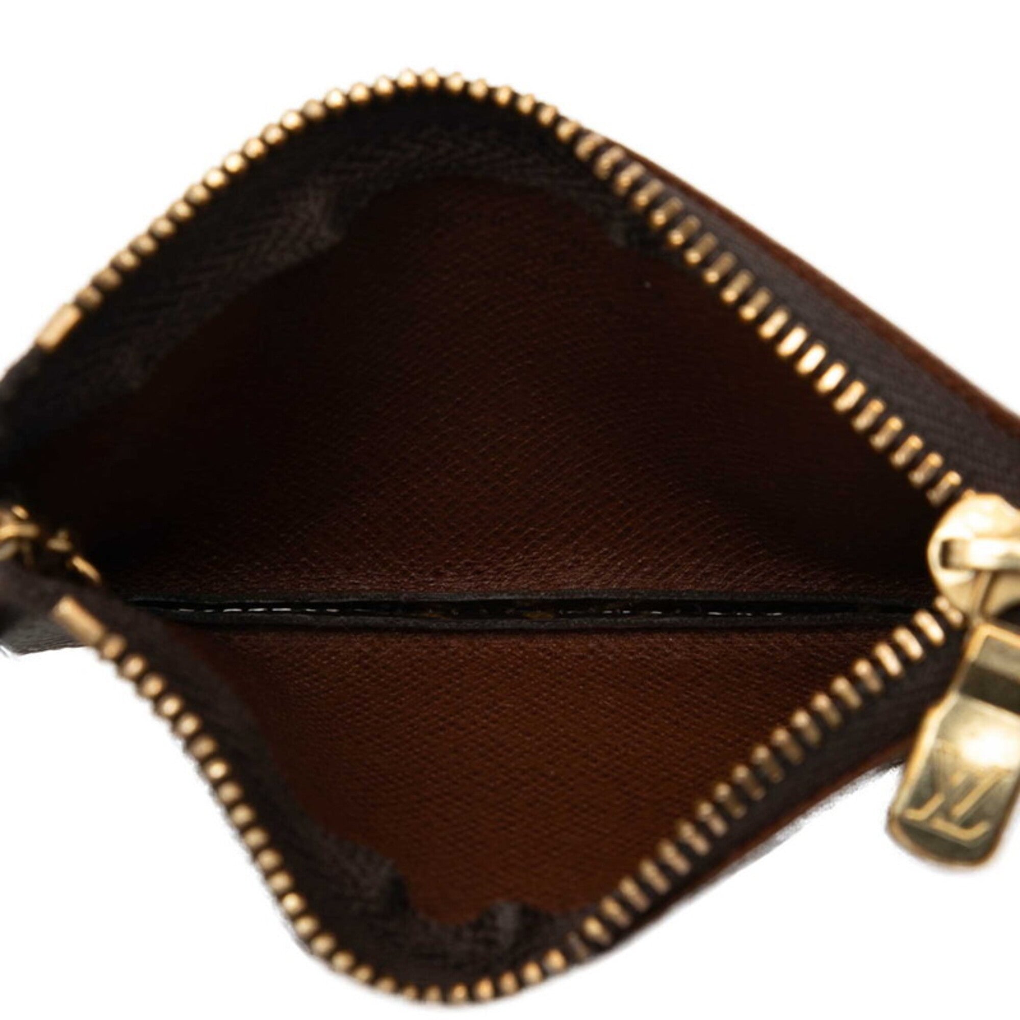Louis Vuitton Brown Pvc Leather Coin Purse/Coin Case (Pre-Owned)