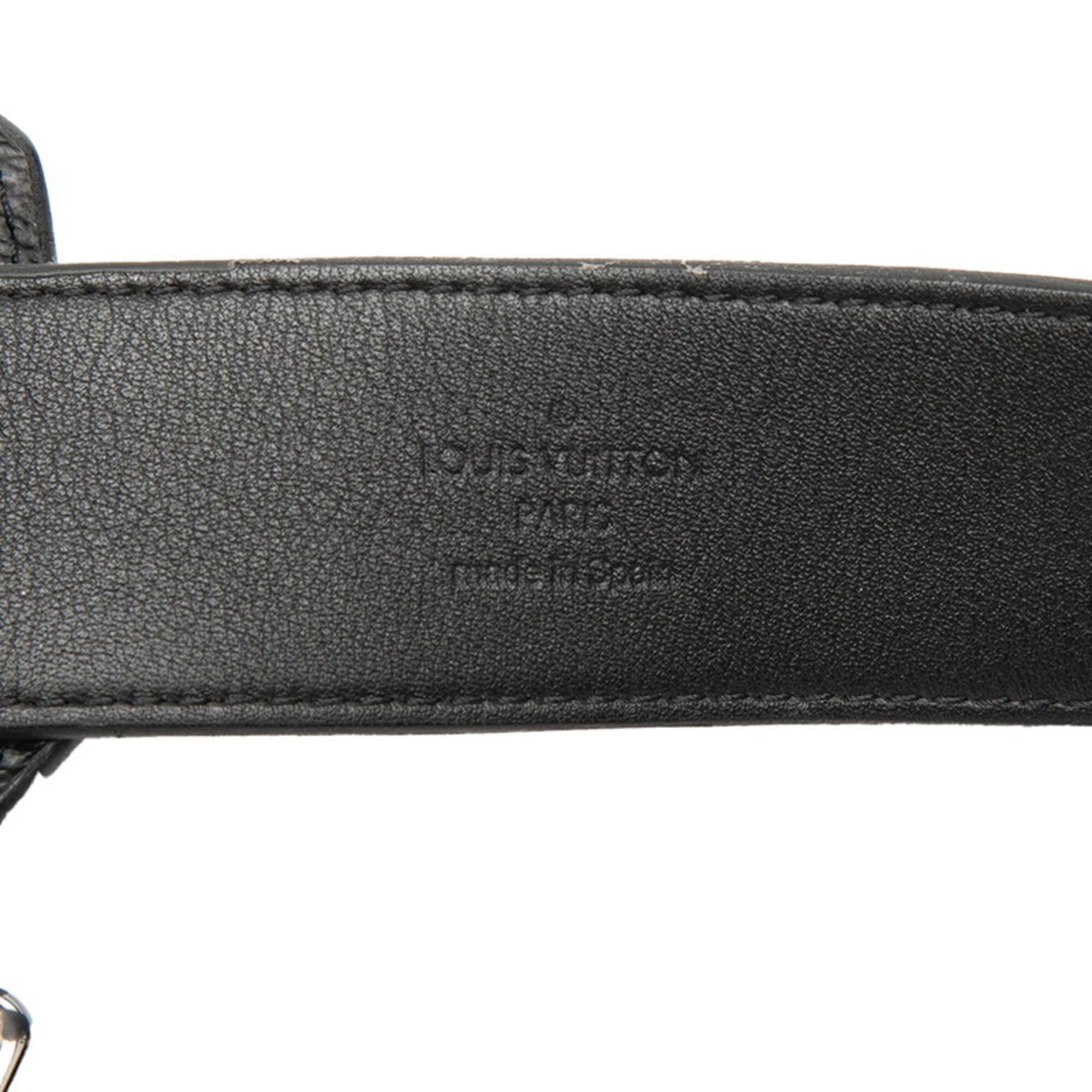 Louis Vuitton Black Pvc Leather Fanny Pack Sling Bag (Pre-Owned)