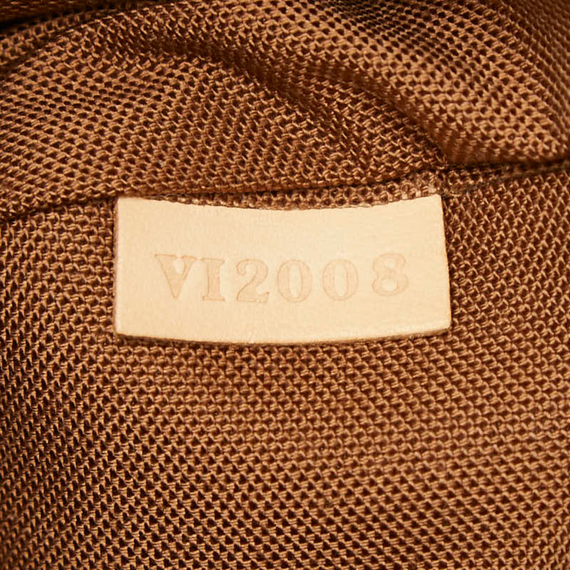 Louis Vuitton Brown Pvc Leather Handbag Shoulder Bag (Pre-Owned)