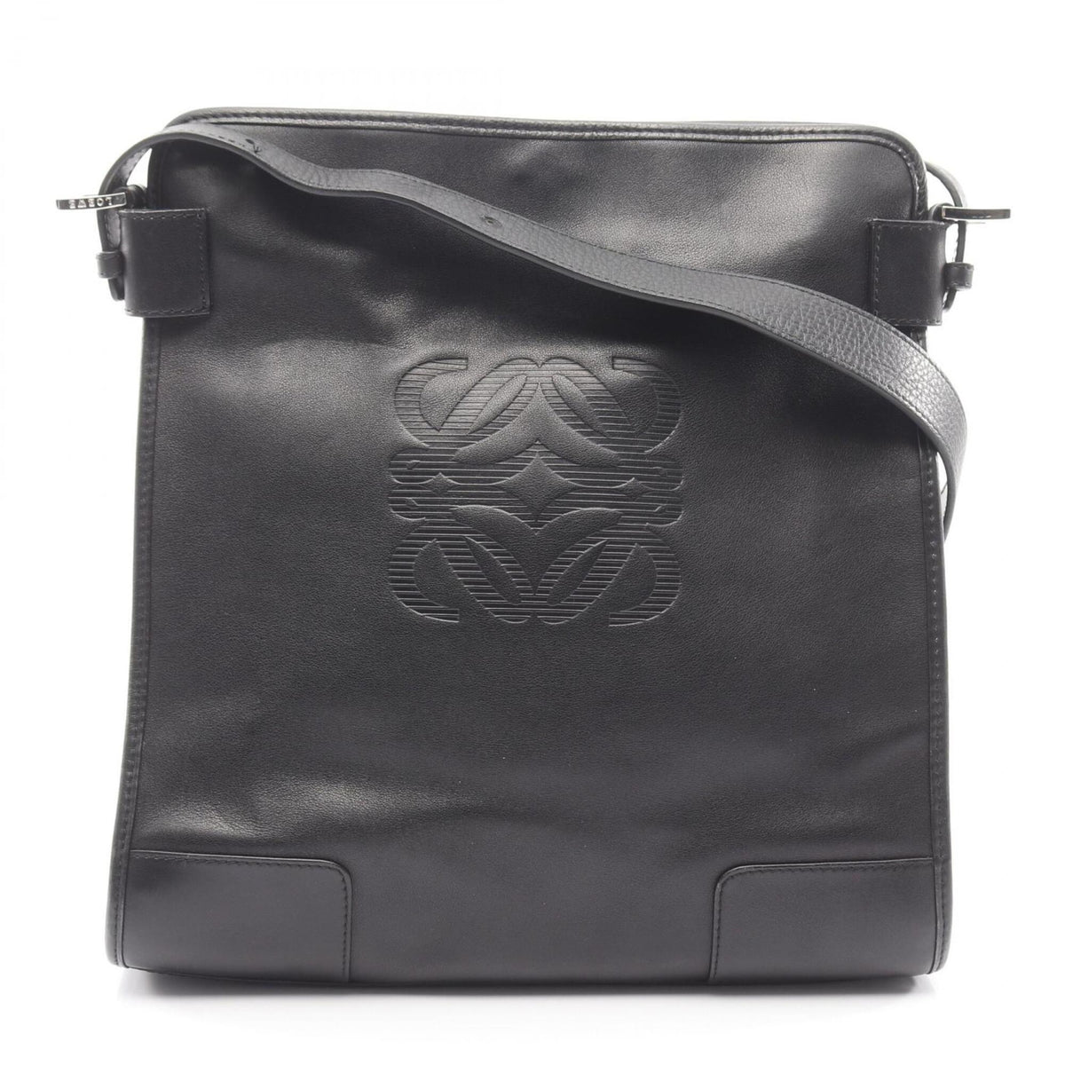 Loewe Black Leather Shoulder Bag (Pre-Owned)