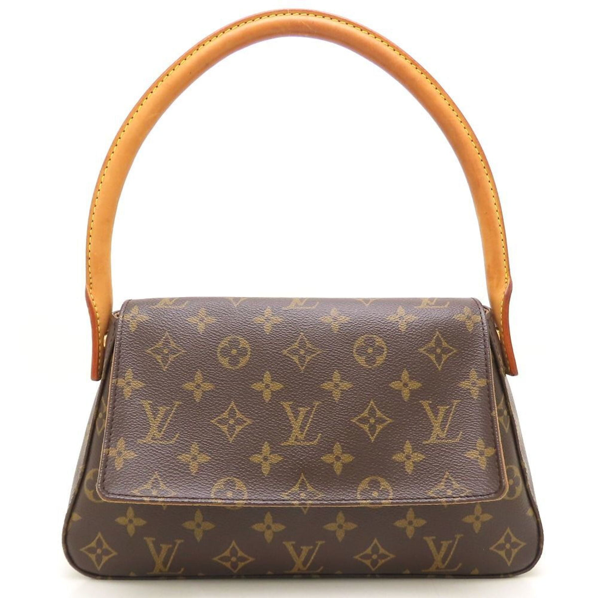 Louis Vuitton Brown Monogram Canvas Handbag (Pre-Owned)