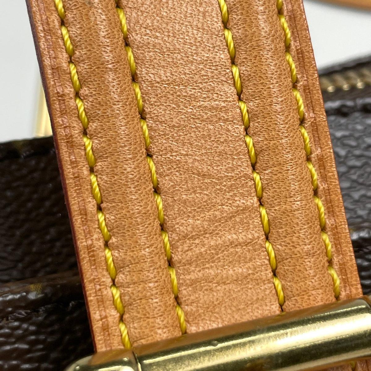 Louis Vuitton Brown Monogram Handbag Tote Bag (Pre-Owned)