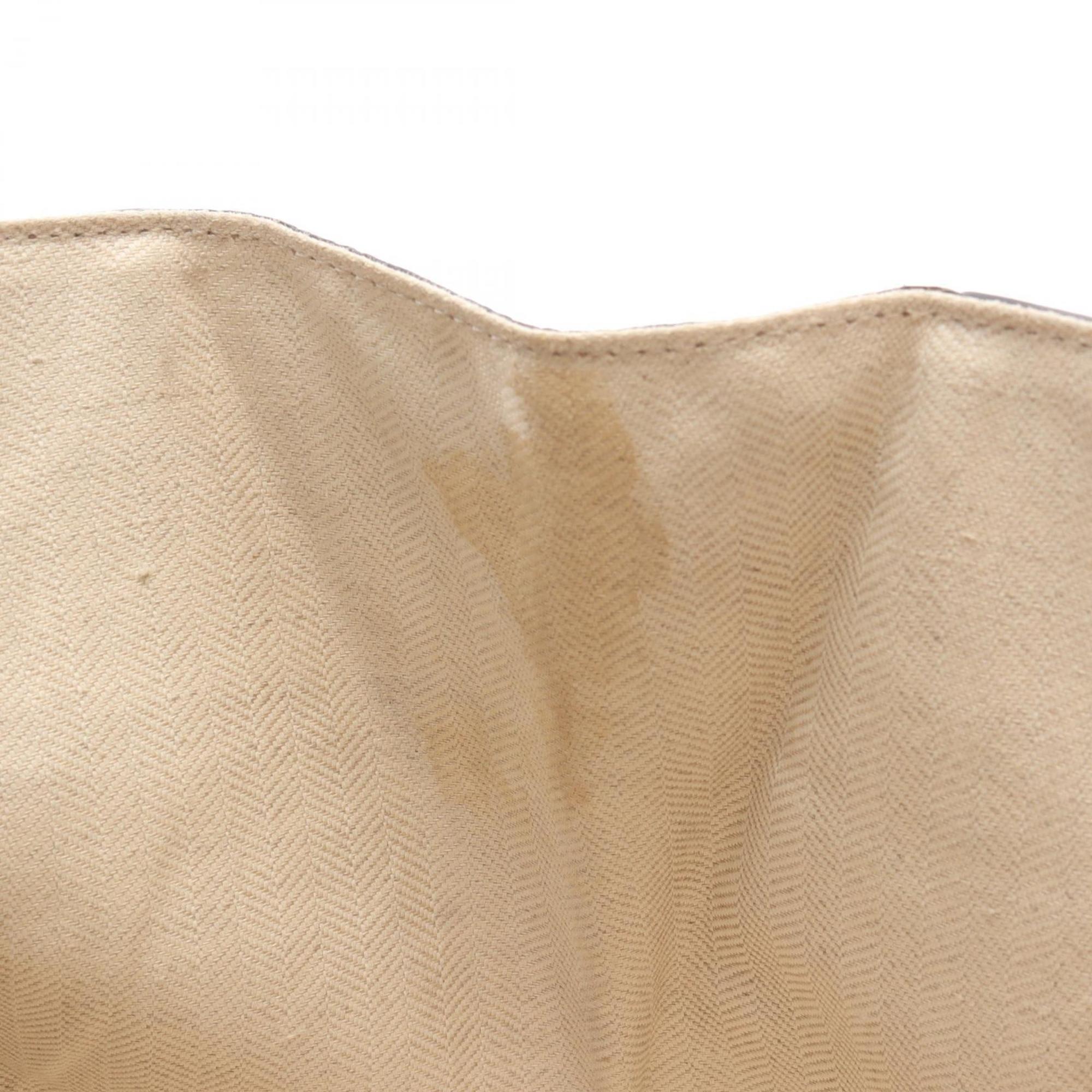 Loewe Beige Brown Leather Handbag (Pre-Owned)
