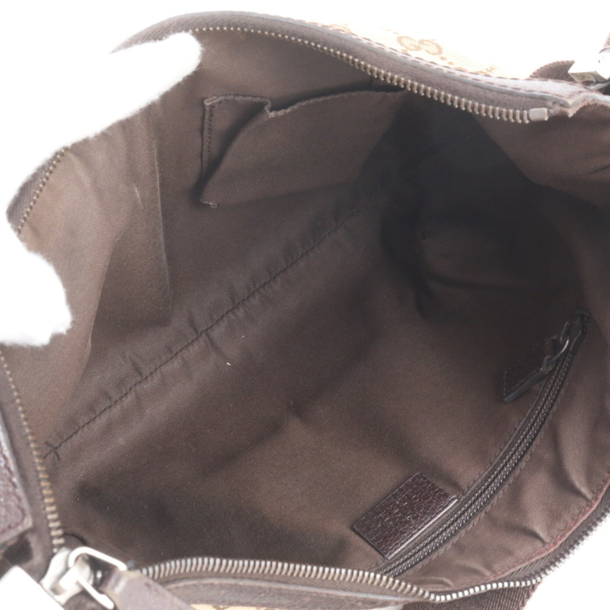 Gucci Gg Canvas Brown Gg Canvas Shoulder Bag (Pre-Owned)