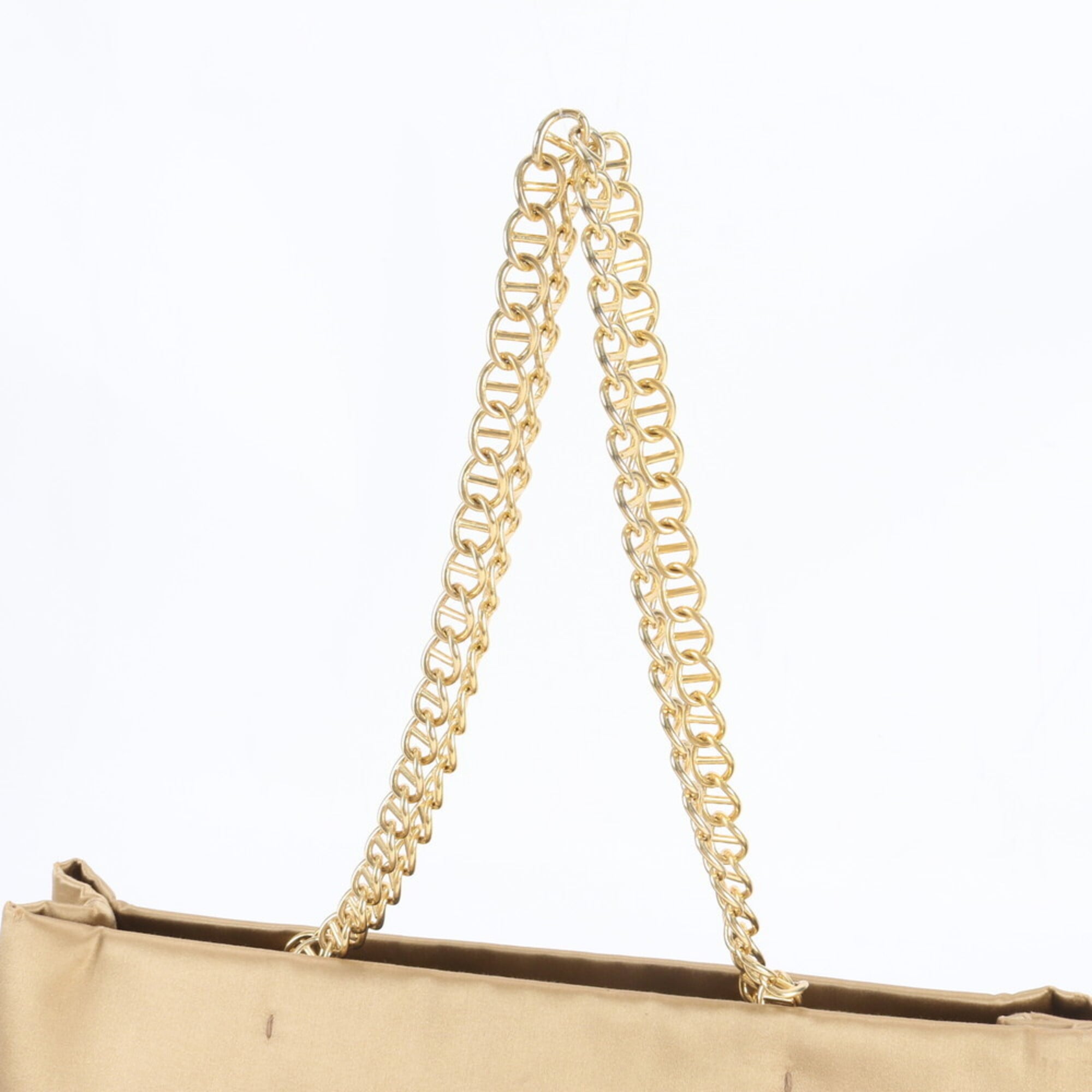 Prada Gold Handbag Shoulder Bag Tote Bag (Pre-Owned)