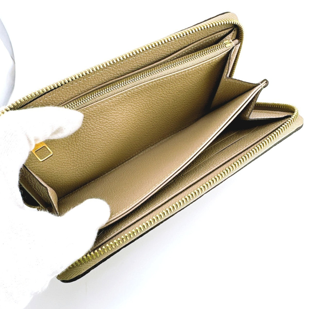 Louis Vuitton Beige Dune Monogram Empreinte Long Wallet (Bi-Fold) (Pre-Owned)