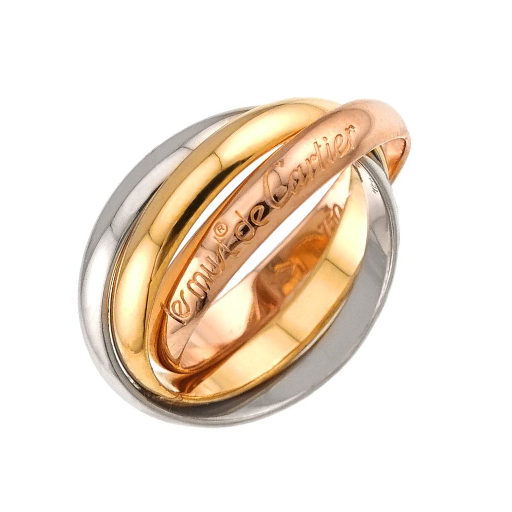 Cartier Yellow Gold (18K) Pink Gold (18K) White Gold (18K) Band Ring (Pre-Owned)