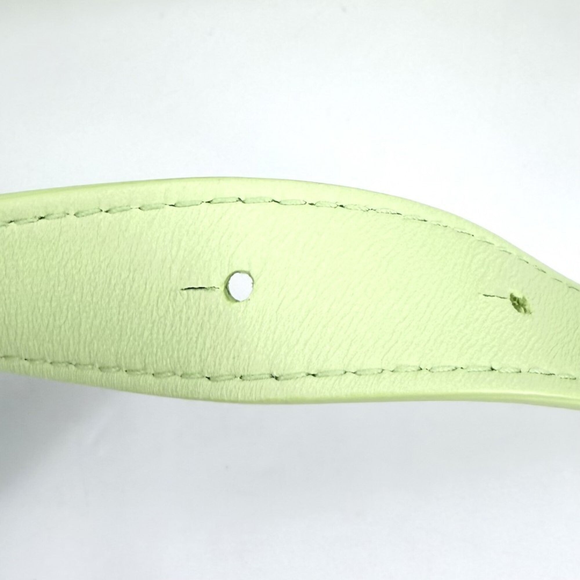 Bottega Veneta Light Green Leather Handbag Shoulder Bag (Pre-Owned)