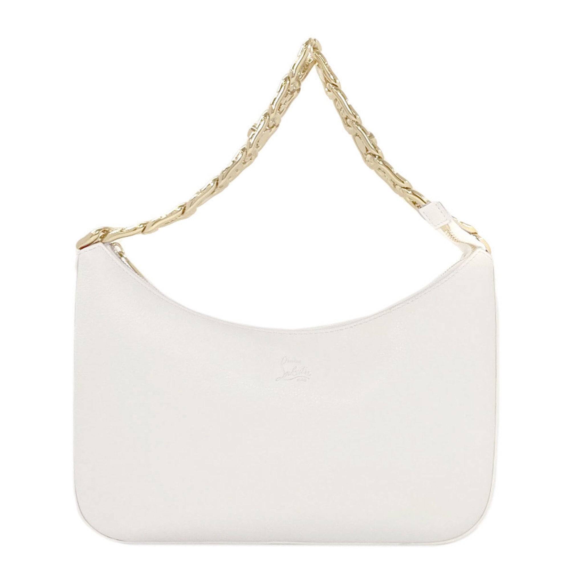 Christian Louboutin White Leather Shoulder Bag (Pre-Owned)
