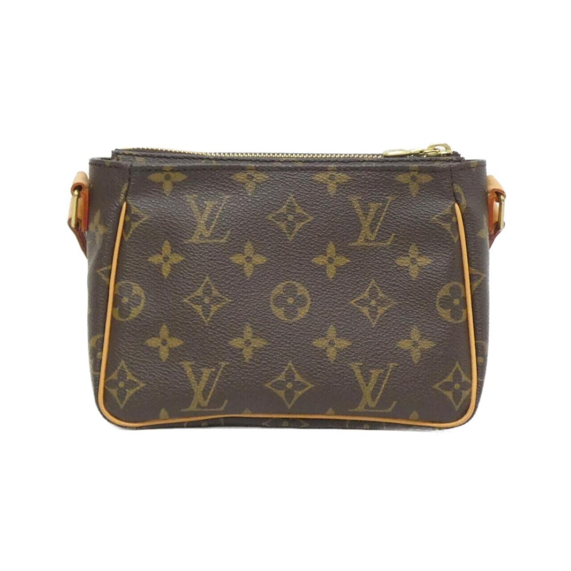 Louis Vuitton Brown Coated Canvas Shoulder Bag (Pre-Owned)