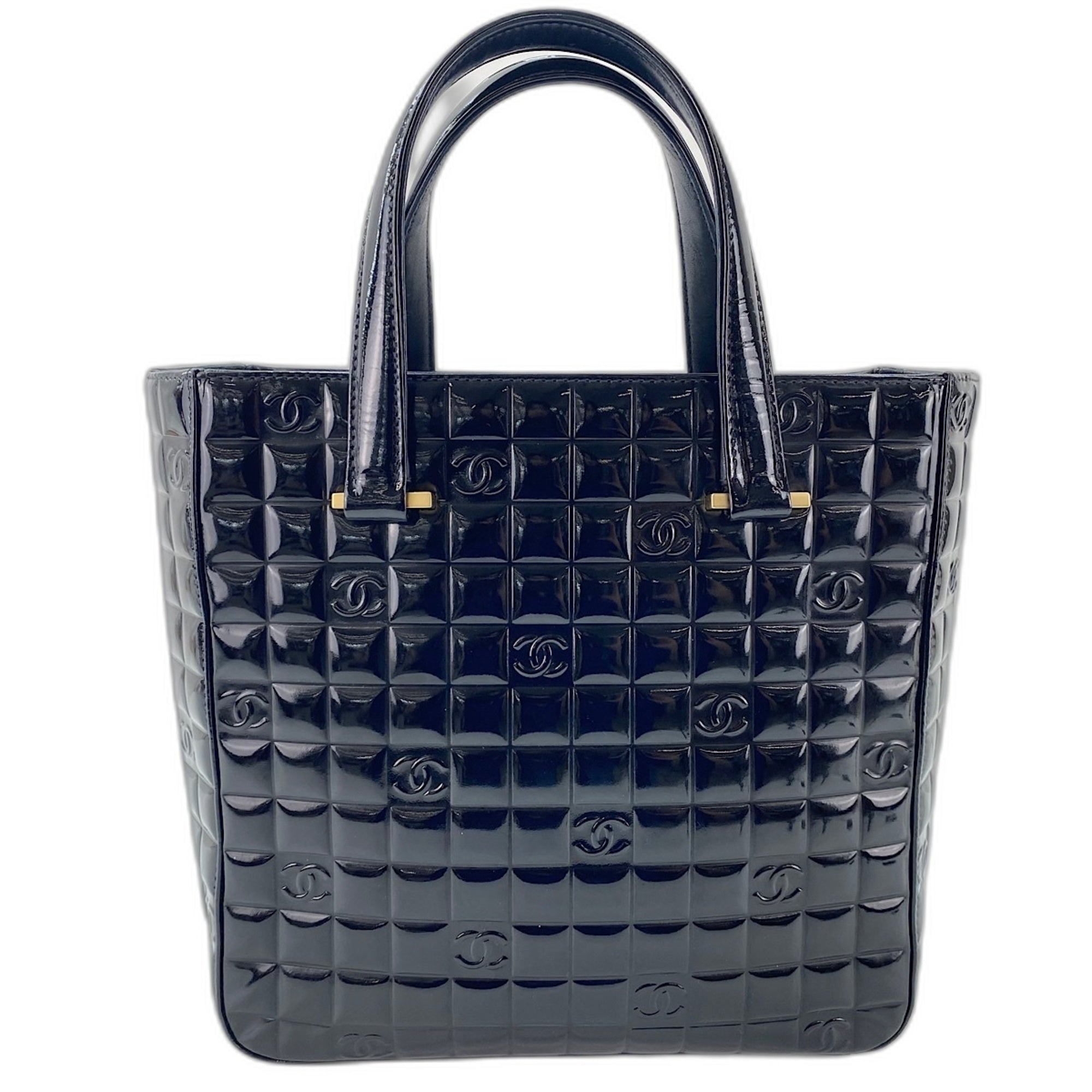 Chanel Black Leather Tote Bag (Pre-Owned)