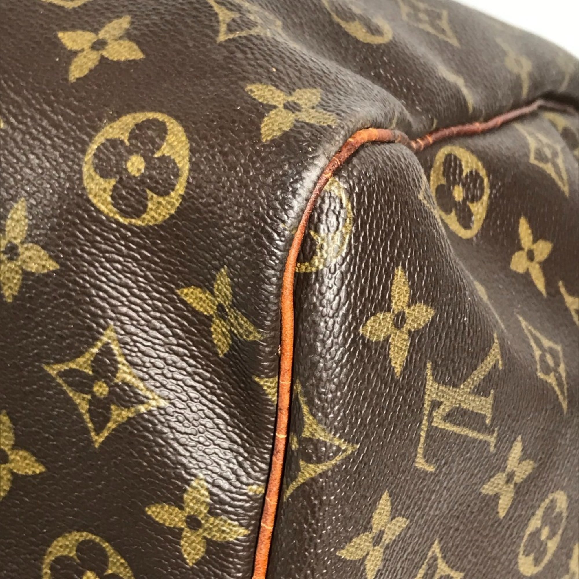 Louis Vuitton Brown Monogram Boston Bag Handbag (Pre-Owned)