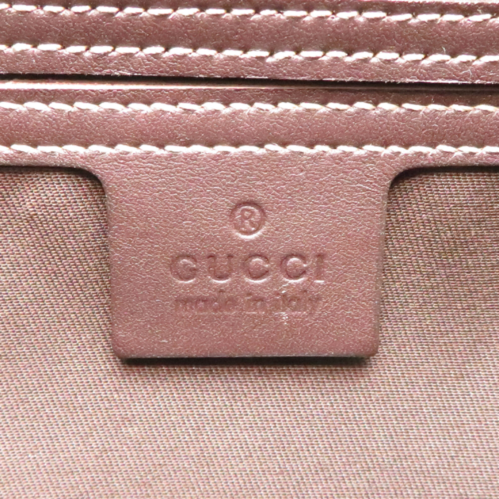 Gucci Beige Brown Pvc Leather Shoulder Bag (Pre-Owned)