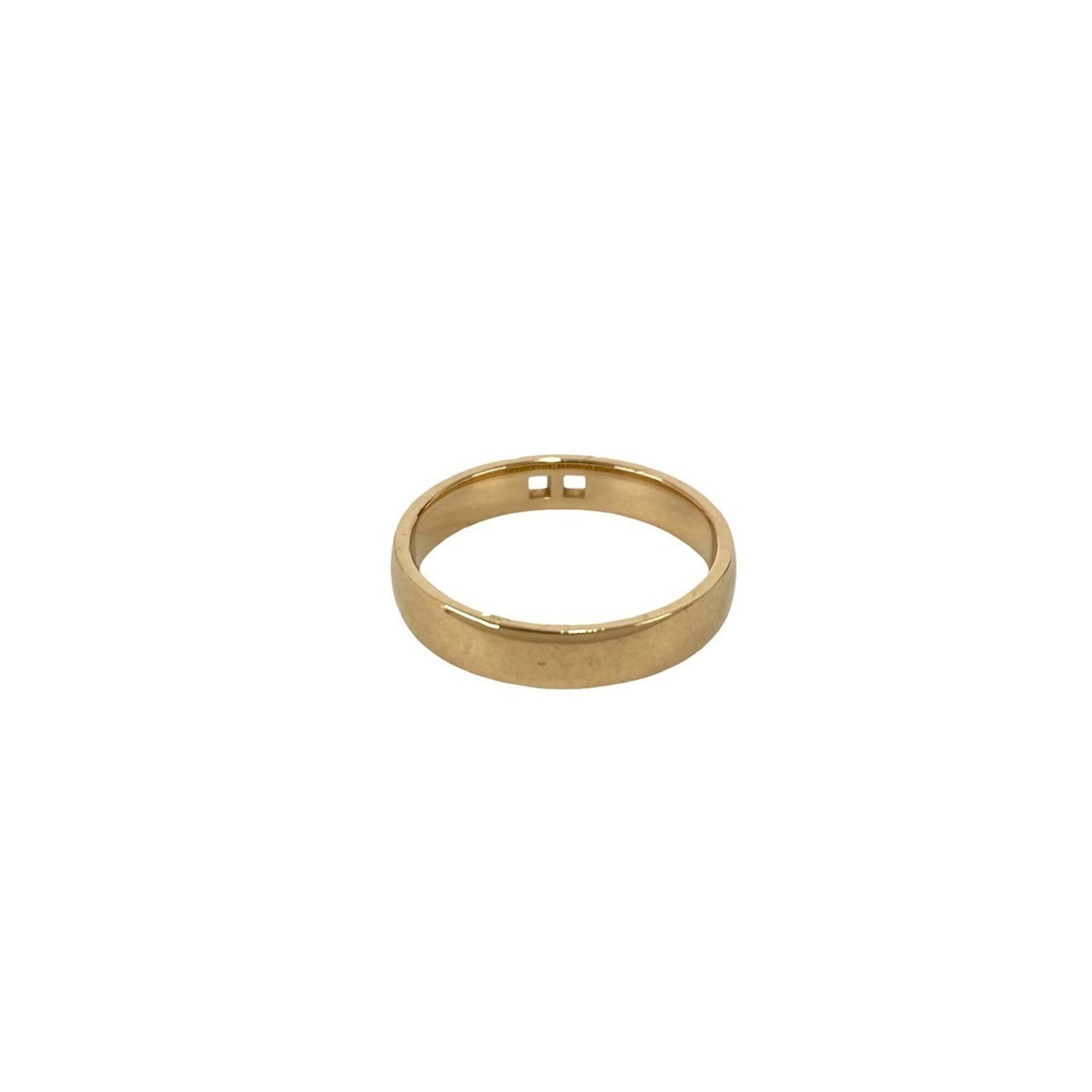 Hermes Gold Pink Gold (18K) Band Ring (Pre-Owned)