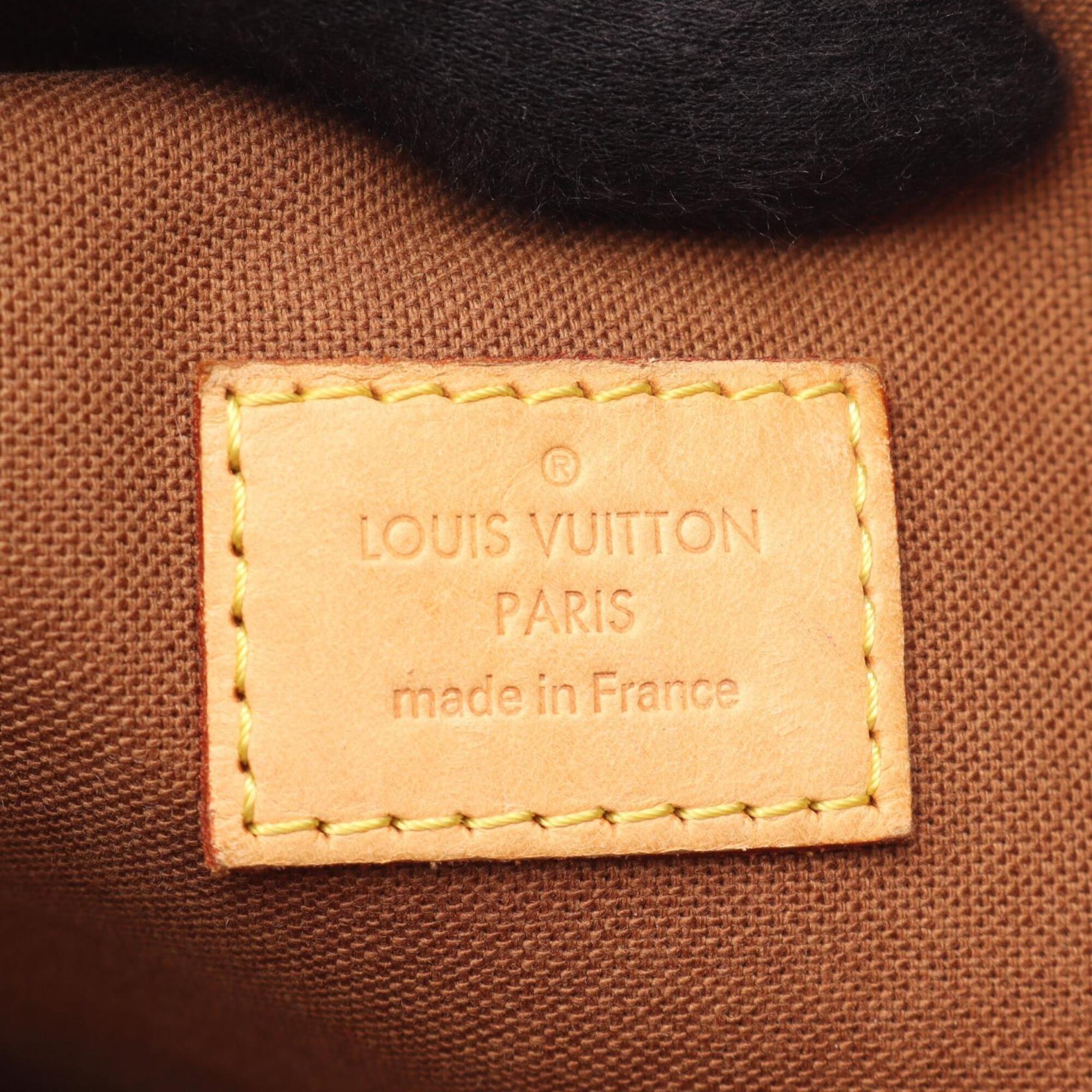 Louis Vuitton Monogram Brown Monogram Leather Tote Bag (Pre-Owned)