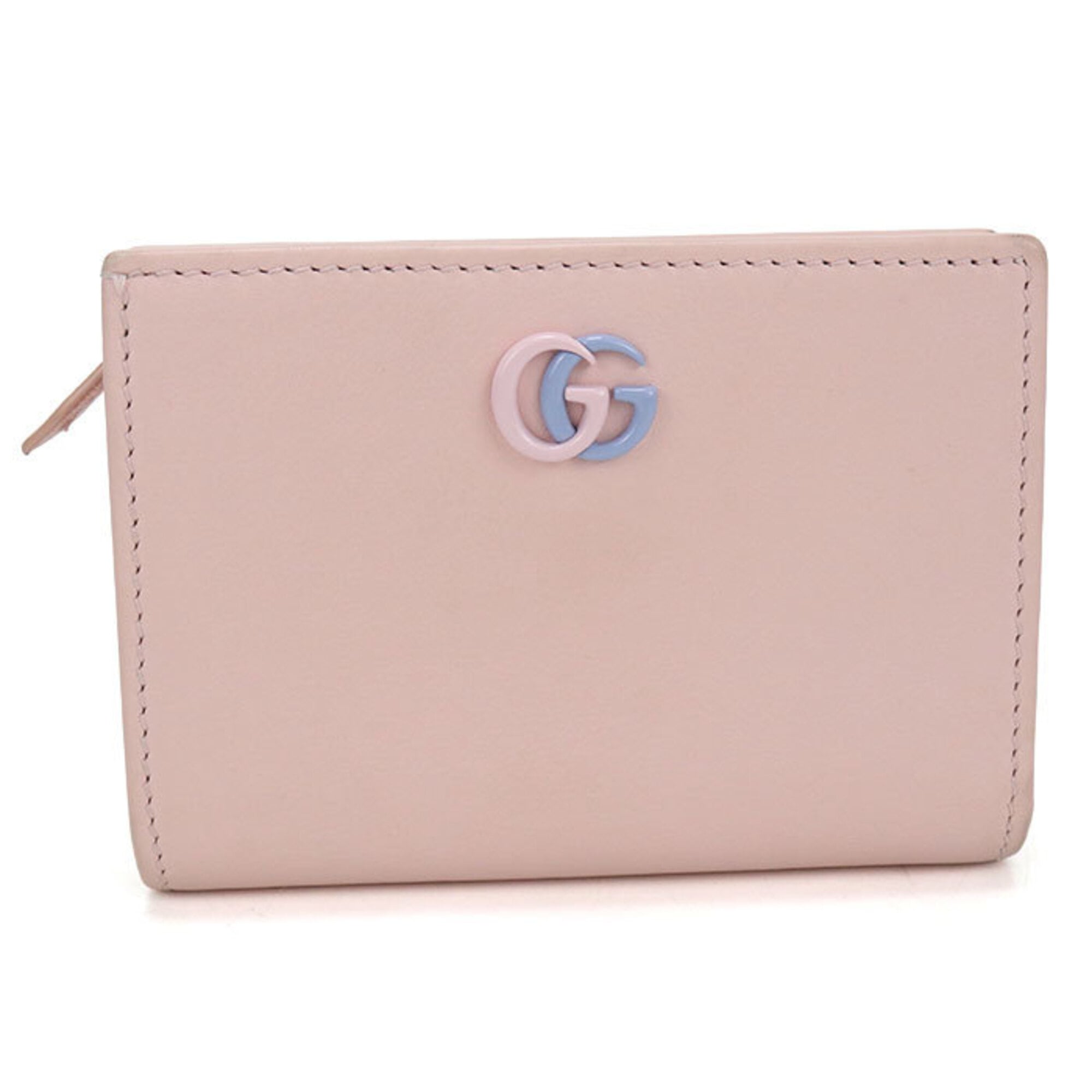 Gucci Pink Leather Wallet (Bi-Fold) (Pre-Owned)