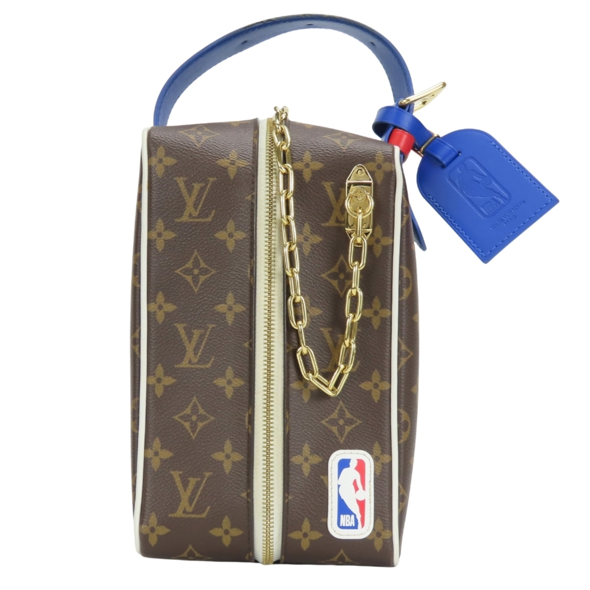 Louis Vuitton Monogram Blue Brown Monogram Handbag (Pre-Owned)