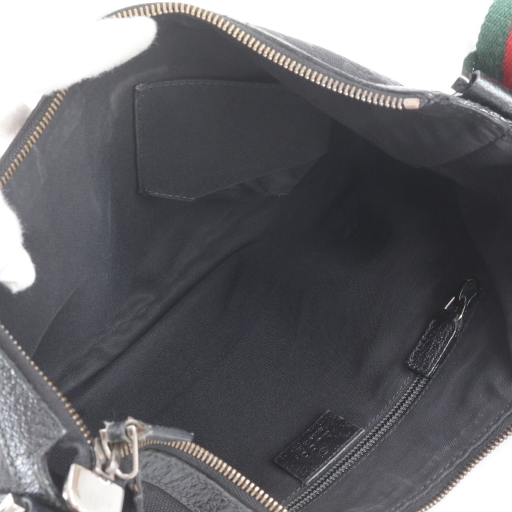 Gucci Gg Canvas Black Gg Canvas Shoulder Bag (Pre-Owned)
