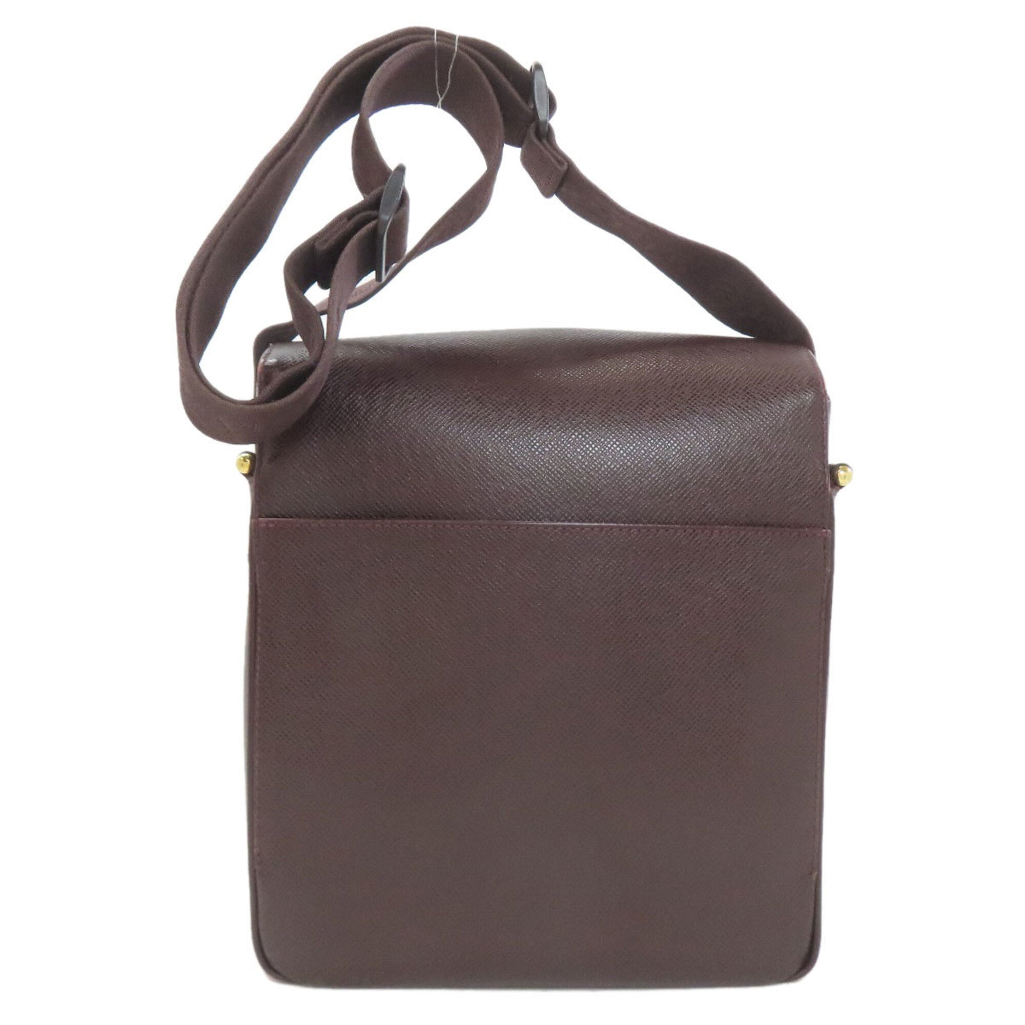Louis Vuitton Acajou Taiga Leather Leather Shoulder Bag (Pre-Owned)
