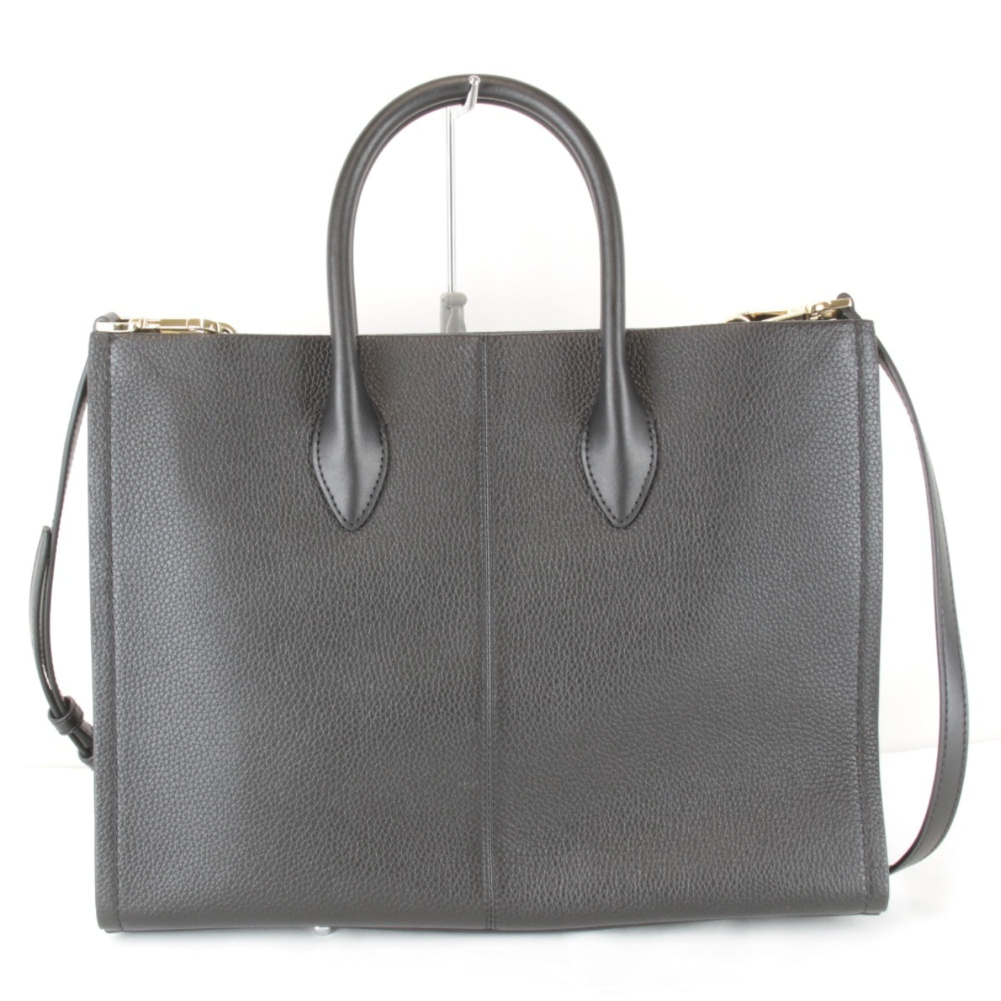 Michael Kors Black Leather Tote Bag (Pre-Owned)