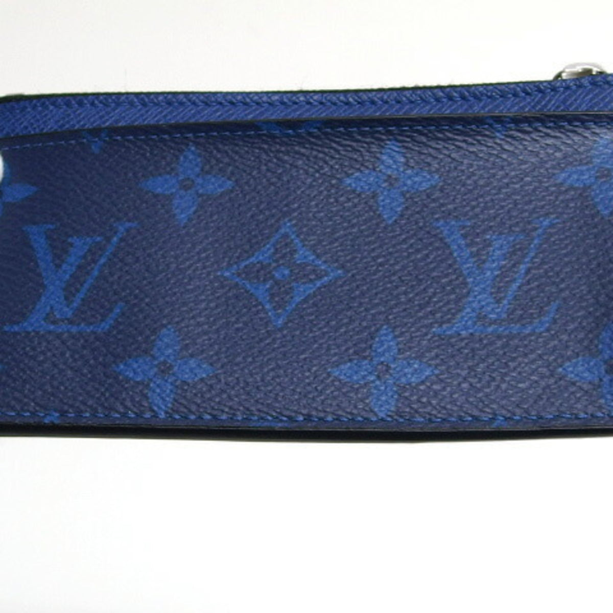 Louis Vuitton Blue Cobalt Monogram Canvas Taiga Leather Leather Coin Purse/Coin Case (Pre-Owned)