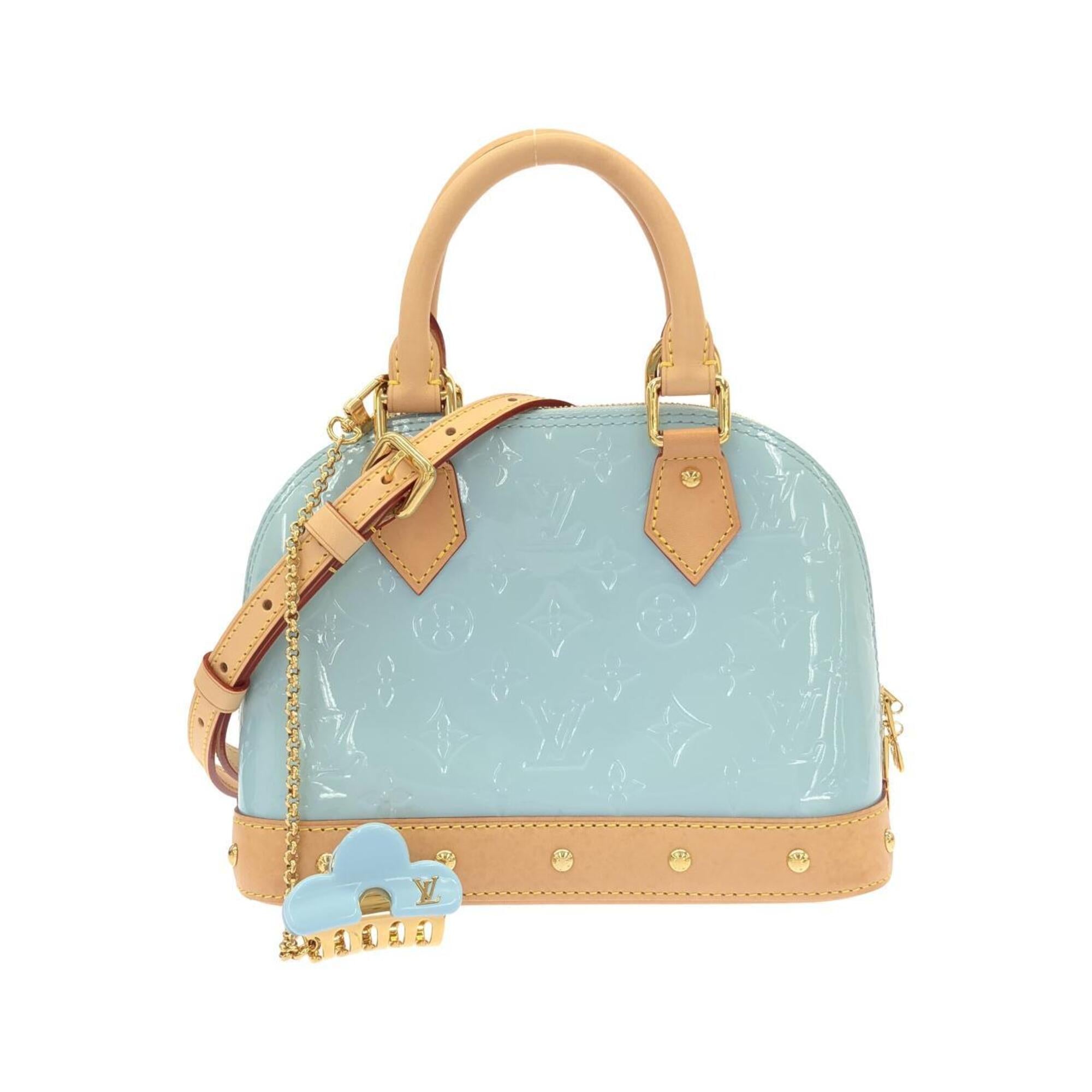 Louis Vuitton Vernis Gold Vernis Handbag (Pre-Owned)